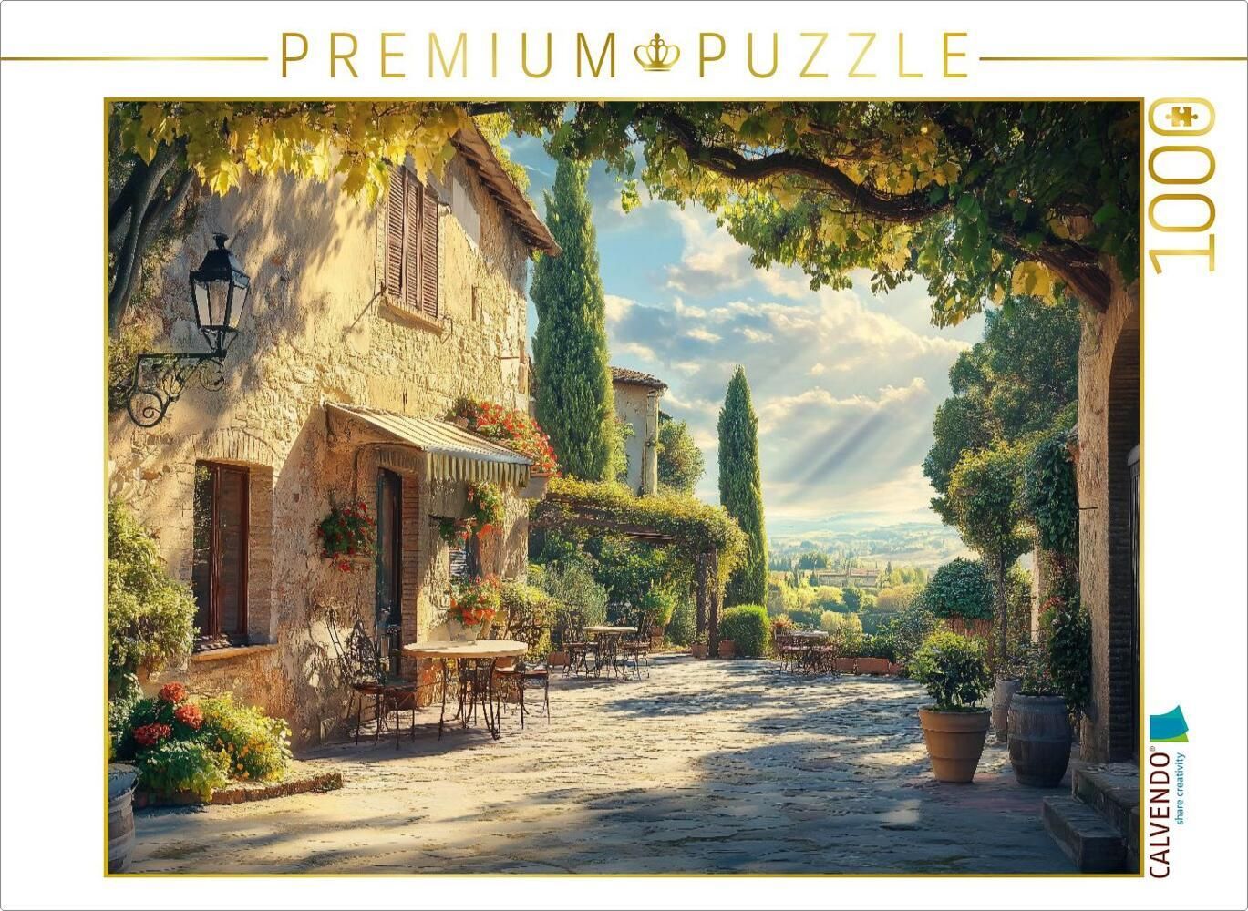 CALVENDO Puzzle 'Weinanbaugebiet Toskana' – 1000 Teile, 64 X 48 Cm, Premium-Qualität Aus Europa