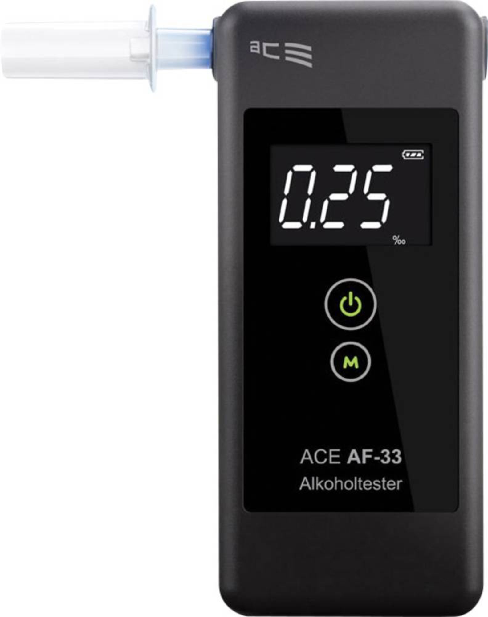 ACE AF-33 Alkoholtester Dunkelgrau 0.00 bis 5.00 ‰ inkl. Display online  bestellen