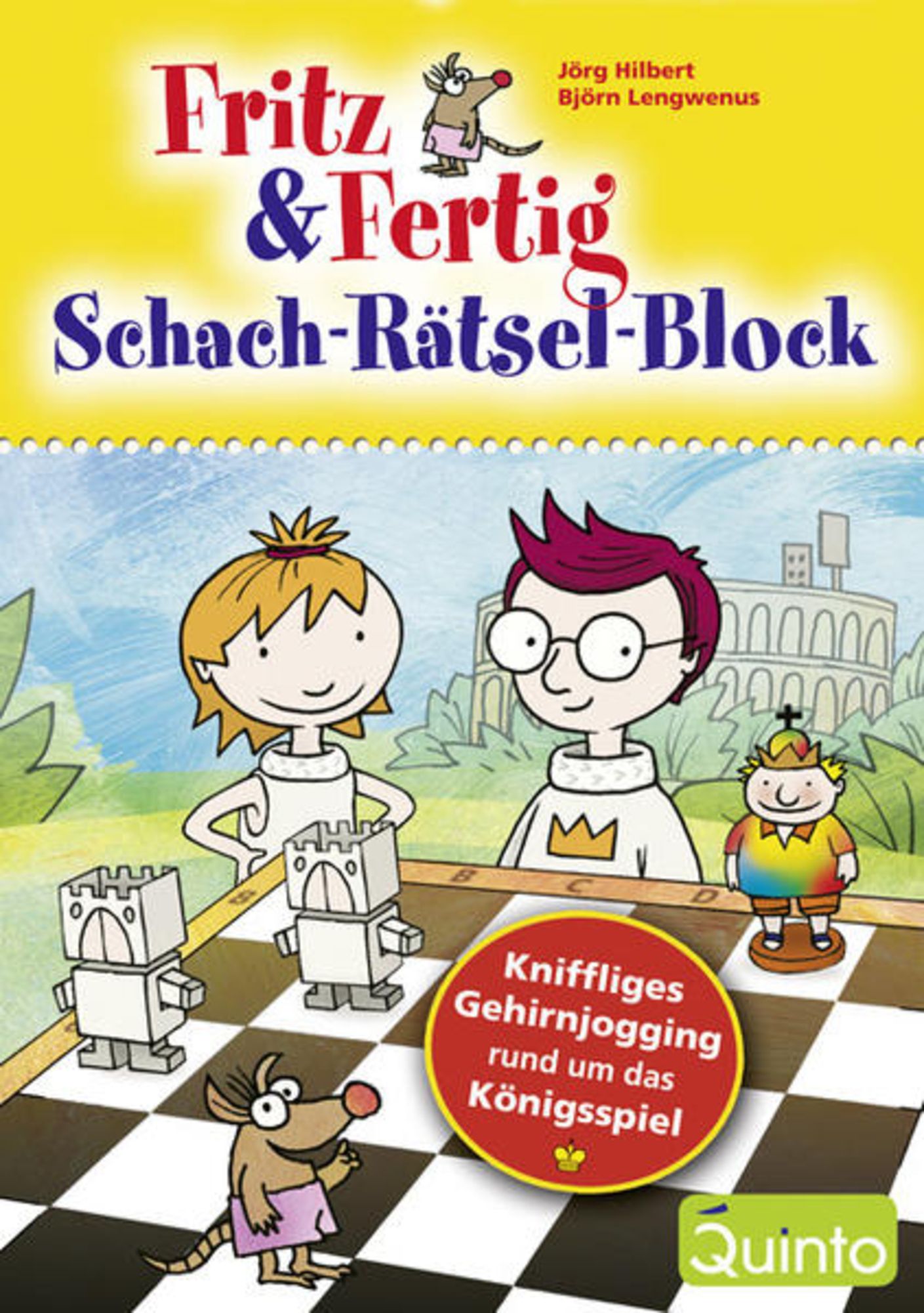 Fritz and Fertig - Schach-Rätsel-Block von Jörg Hilbert - Buch