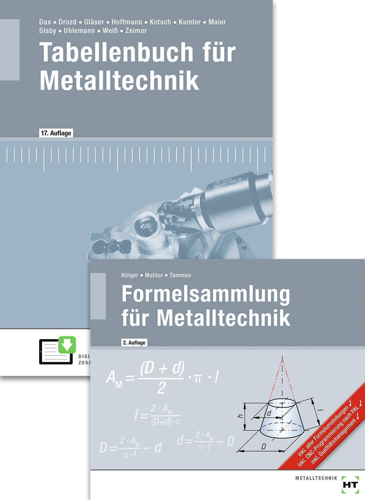 'Paketangebot Tabellenbuch für Metalltechnik und Formelsammlung für ...