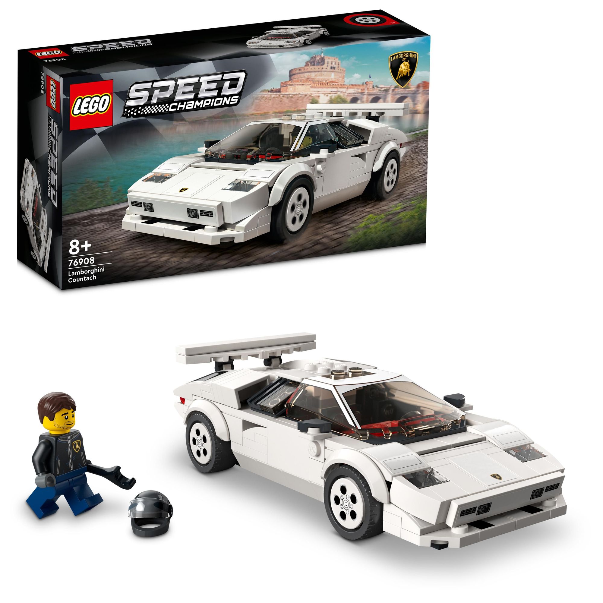 LEGO® Speed Champions Lamborghini Countach 76908); Bauset; Nachbildung des  Supersportwagens für Kinder ab 8 Jahren (262 Teile)' kaufen - Spielwaren