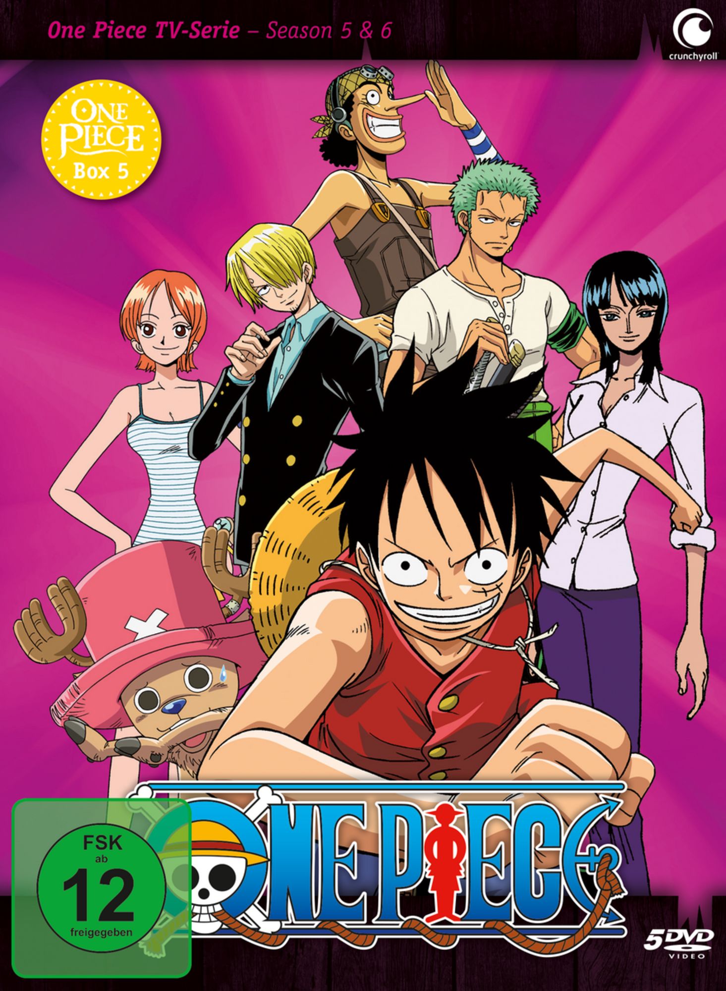 One Piece - TV-Serie - Box 5 (Episoden 131-162) [7 DVDs] von