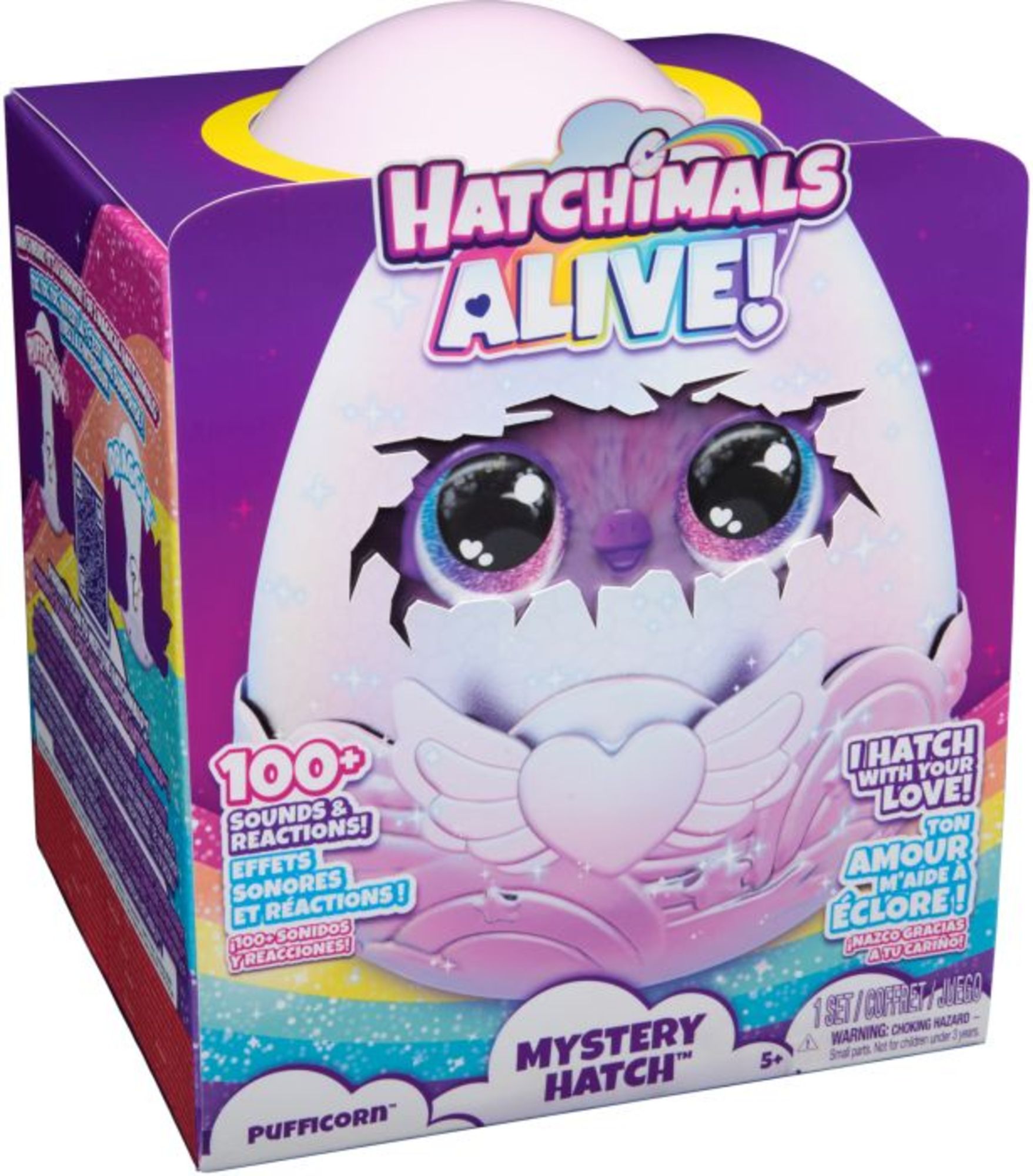 Hatchimals Big Egg Secret Hatch Puffacorn