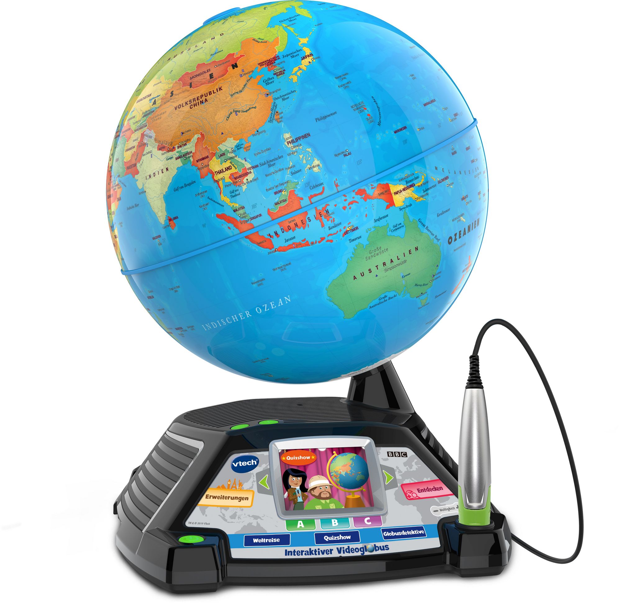 Interaktiver Videoglobus