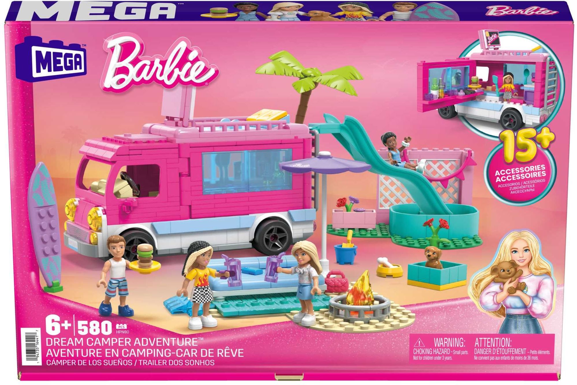 - - Mega kaufen Barbie Abenteuer-Camper\' Super Bloks Spielwaren