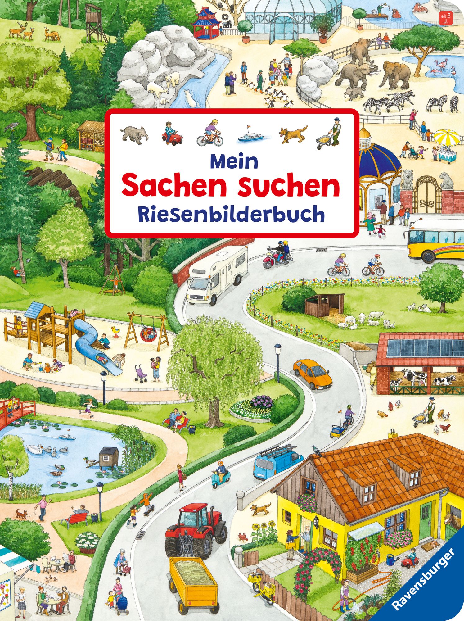 Mein Sachen suchen Riesenbilderbuch' von 'Susanne Gernhäuser' - Buch -  '978-3-473-41751-3