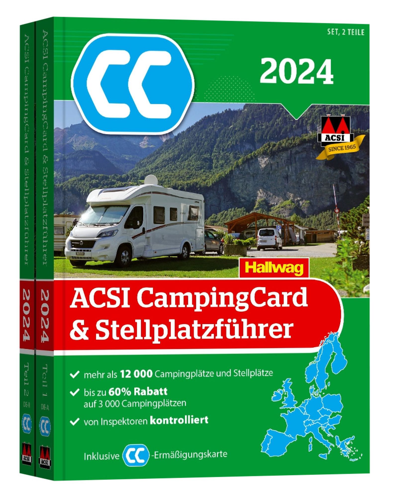 ACSI CampingCard & Stellplatzführer Europa 2024' von '' - Buch -  '978-3-8283-1068-1