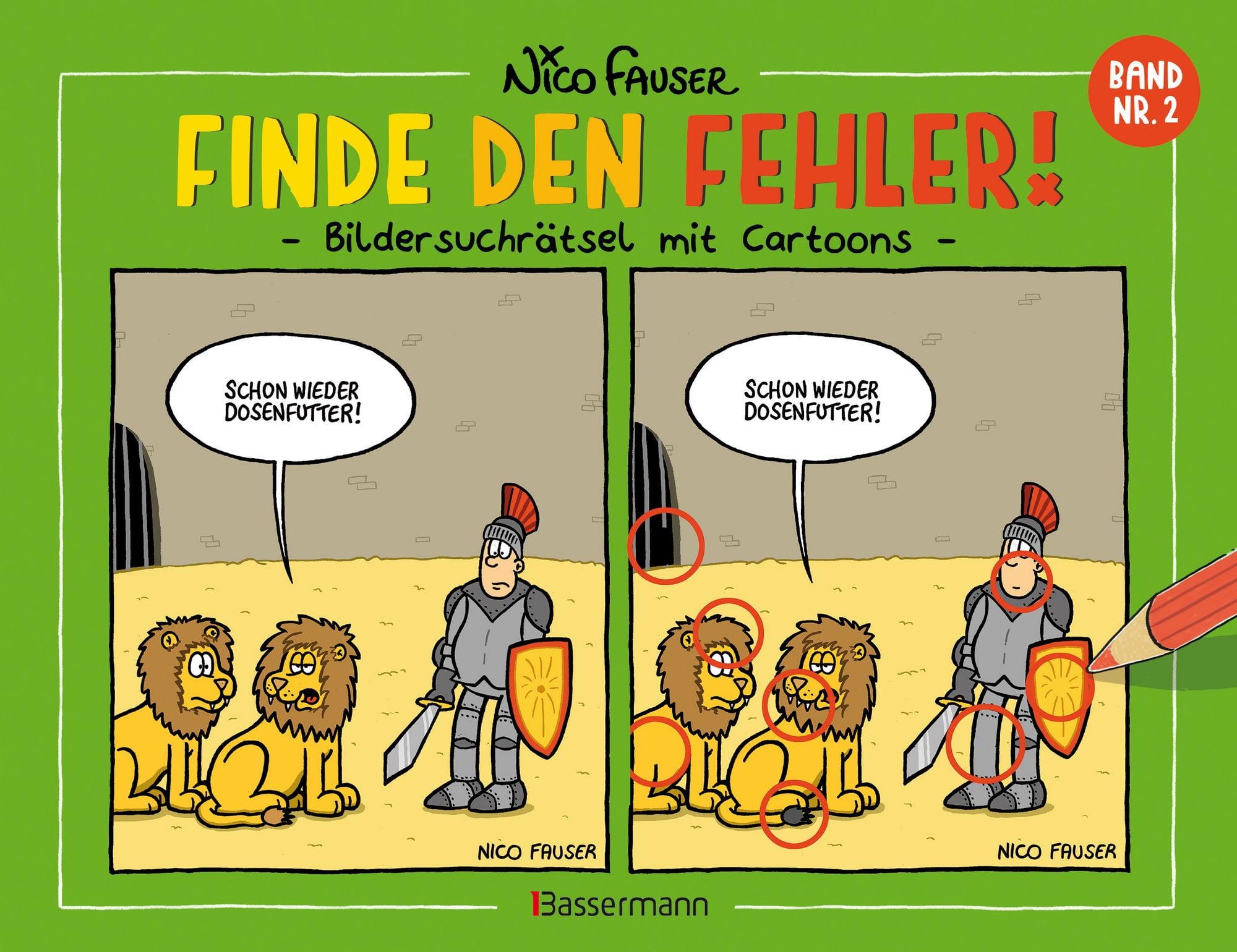 Finde den Fehler - Band Nr.2 - Bildersuchrtsel mit Cartoons" online kaufen