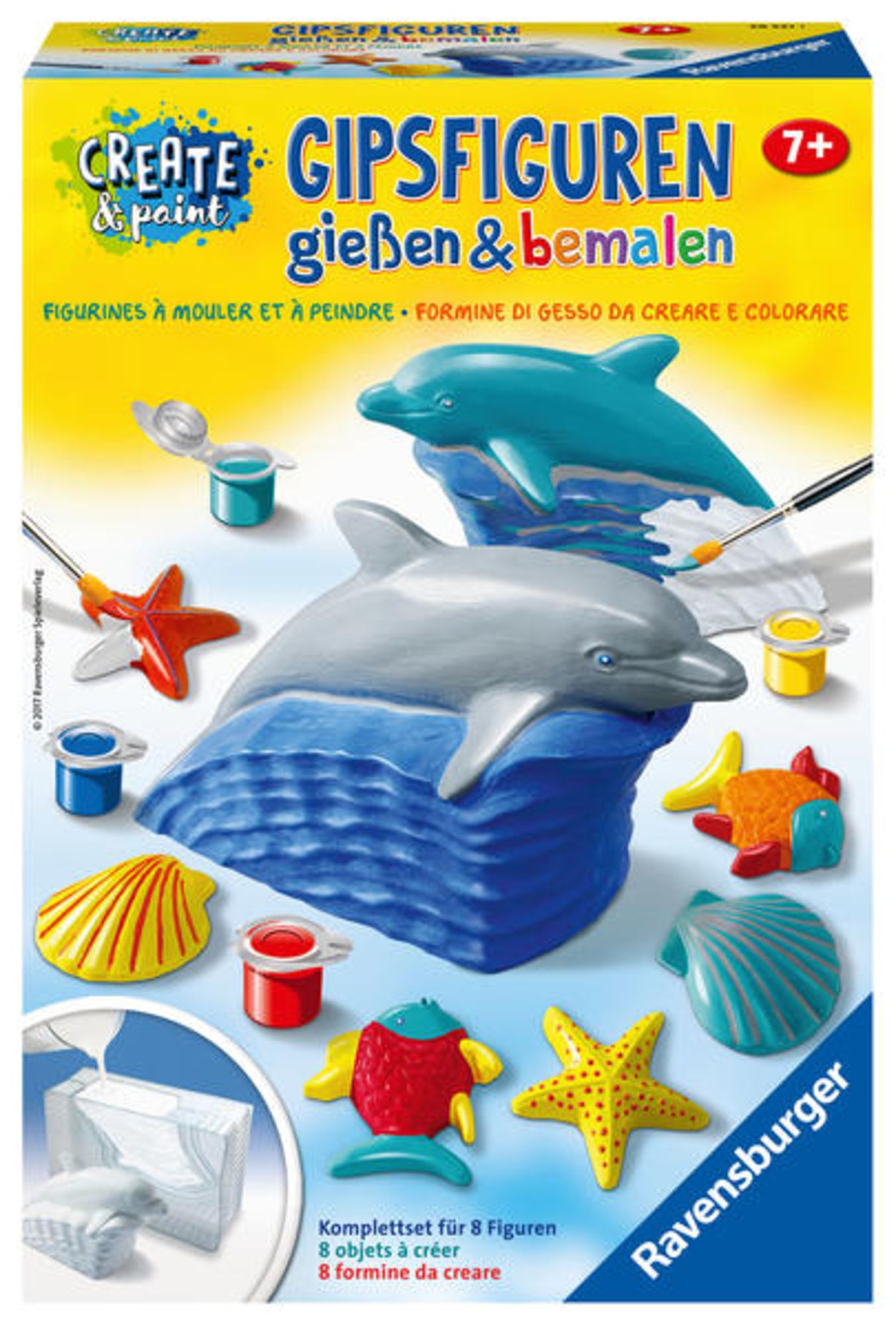 Ravensburger Create & Paint - Delfin - Gipsfiguren gießen & bemalen' kaufen  - Spielwaren