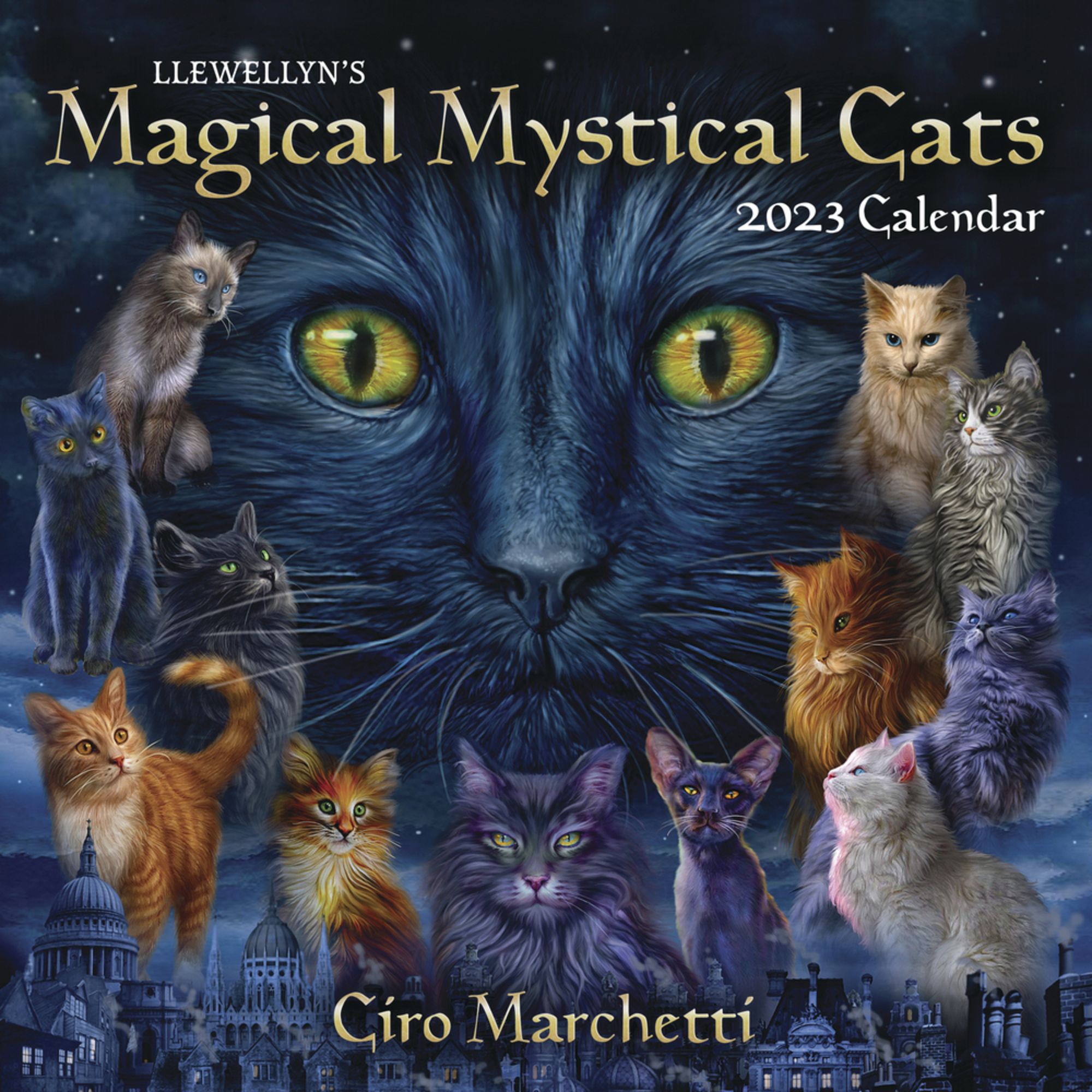 Llewellyn's 2023 Magical Mystical Cats Calendar Englische Bücher Thalia