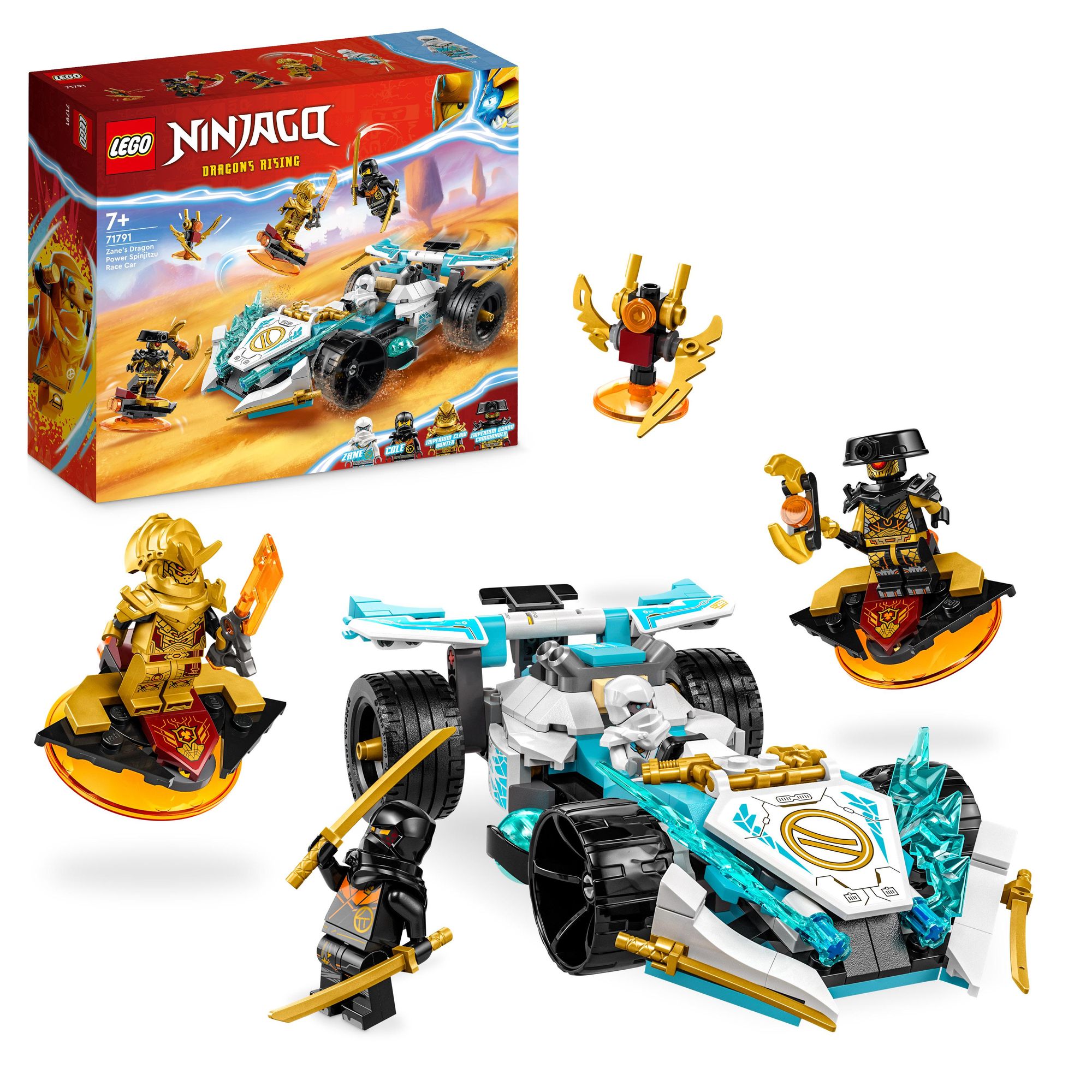 LEGO NINJAGO 71791 Zanes Drachenpower-Spinjitzu-Rennwagen, Spielzeugauto'  kaufen - Spielwaren