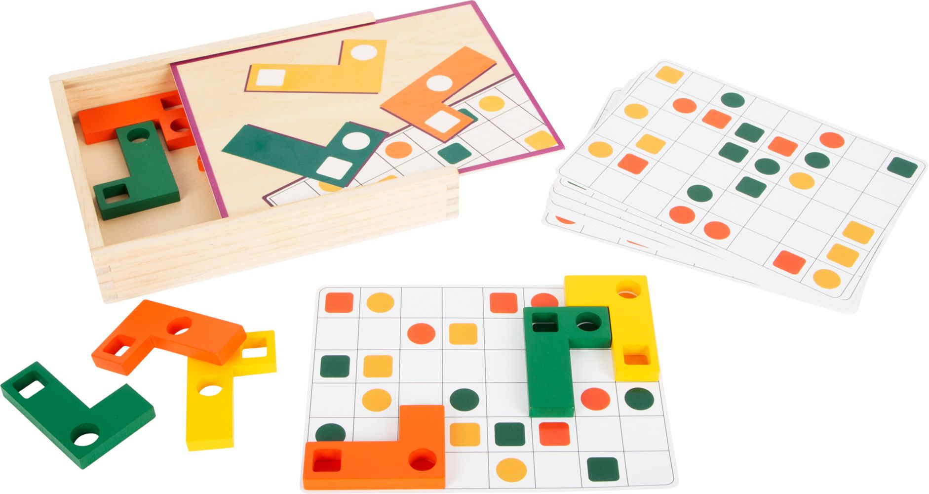 Montessori Holz Puzzle - Lernspielzeug Für Kleinkinder Ab 3 Jahren
