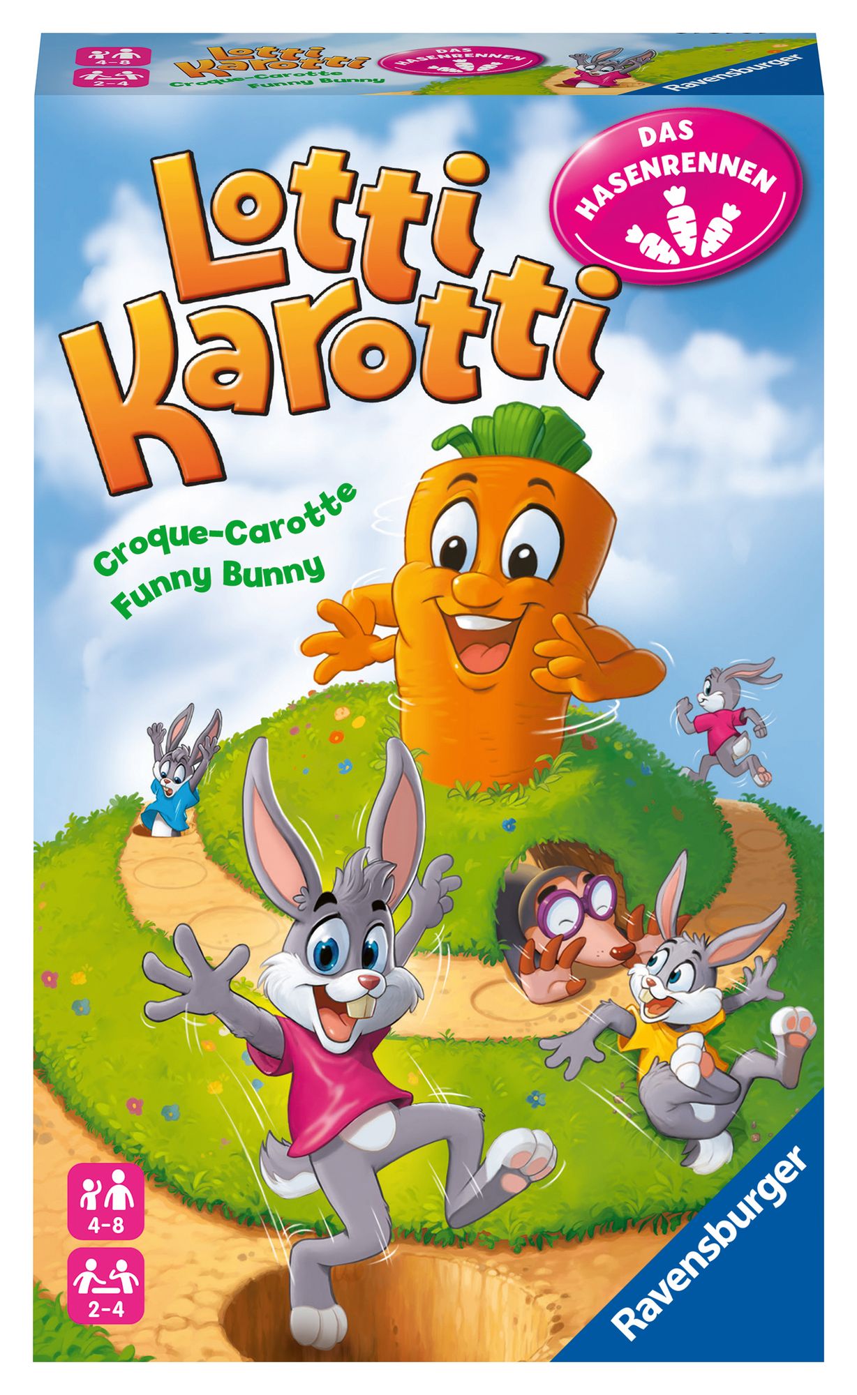 Ravensburger Gioco Tascabile Lotti Karotti - Bunny Hop (IN TEDESCO