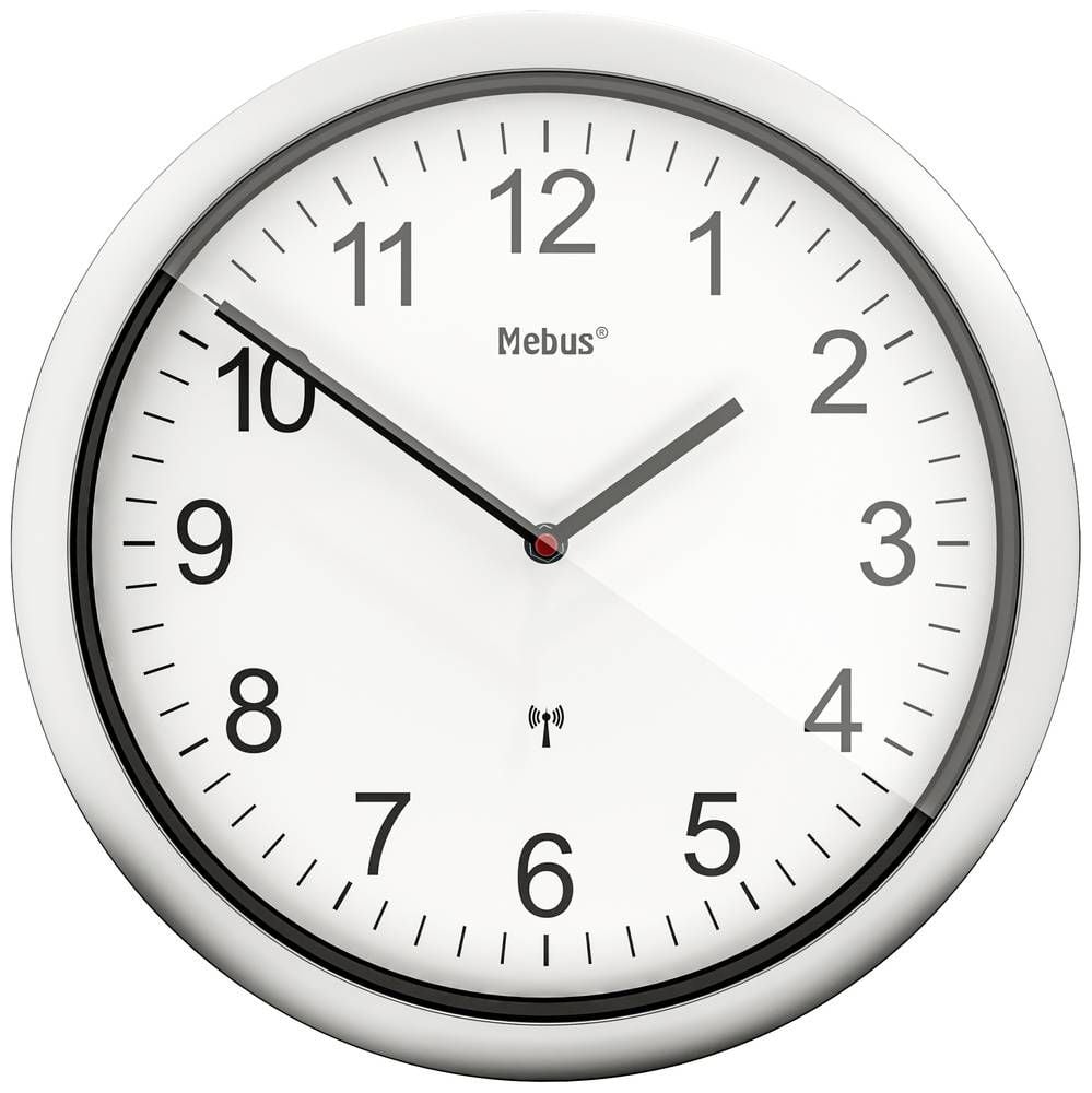 Wall Clock Mebus Quarz Uhr Mebus 19809 Funk Wanduhr 25cm X 4cm