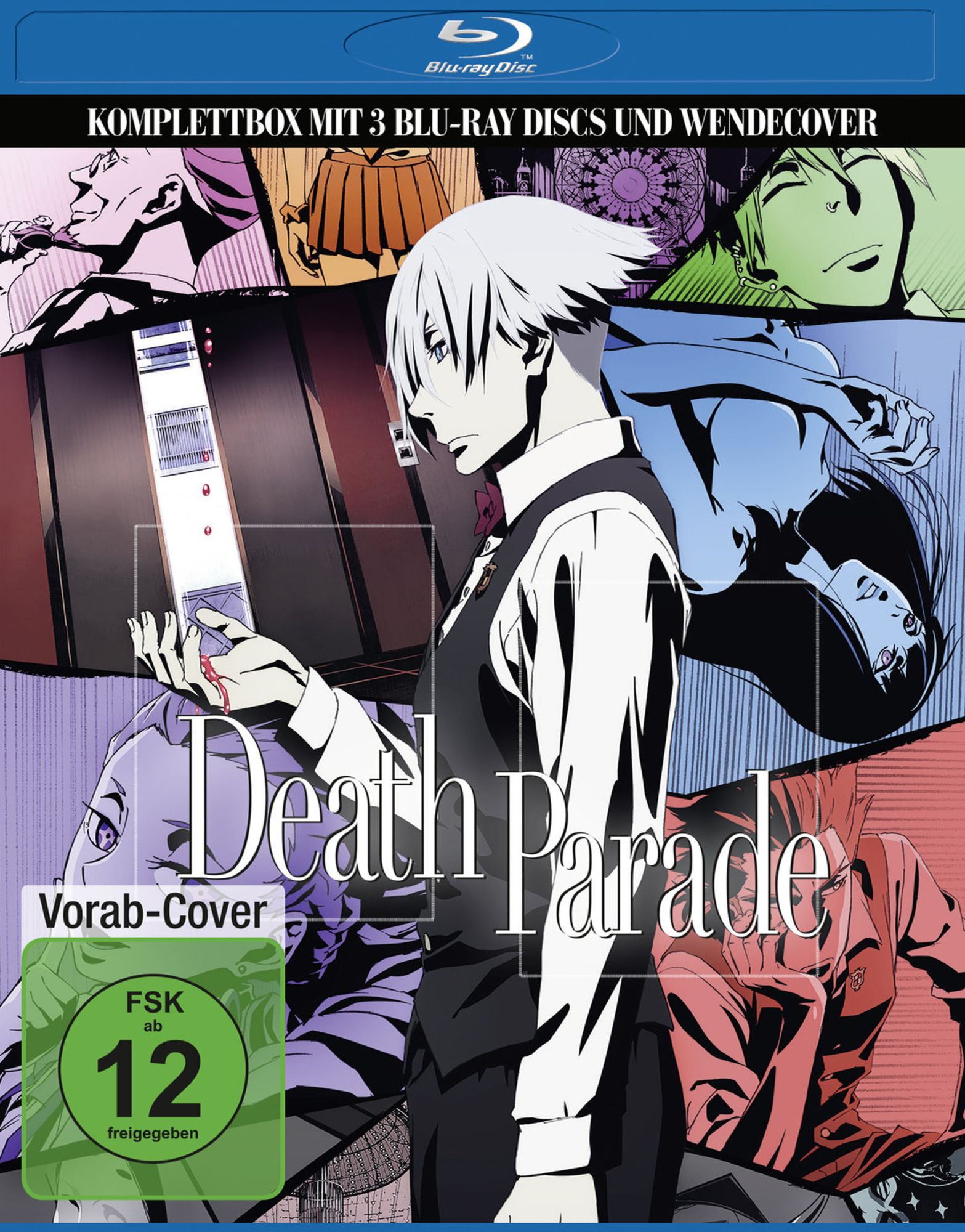 Anime Death Parade em Blu-ray