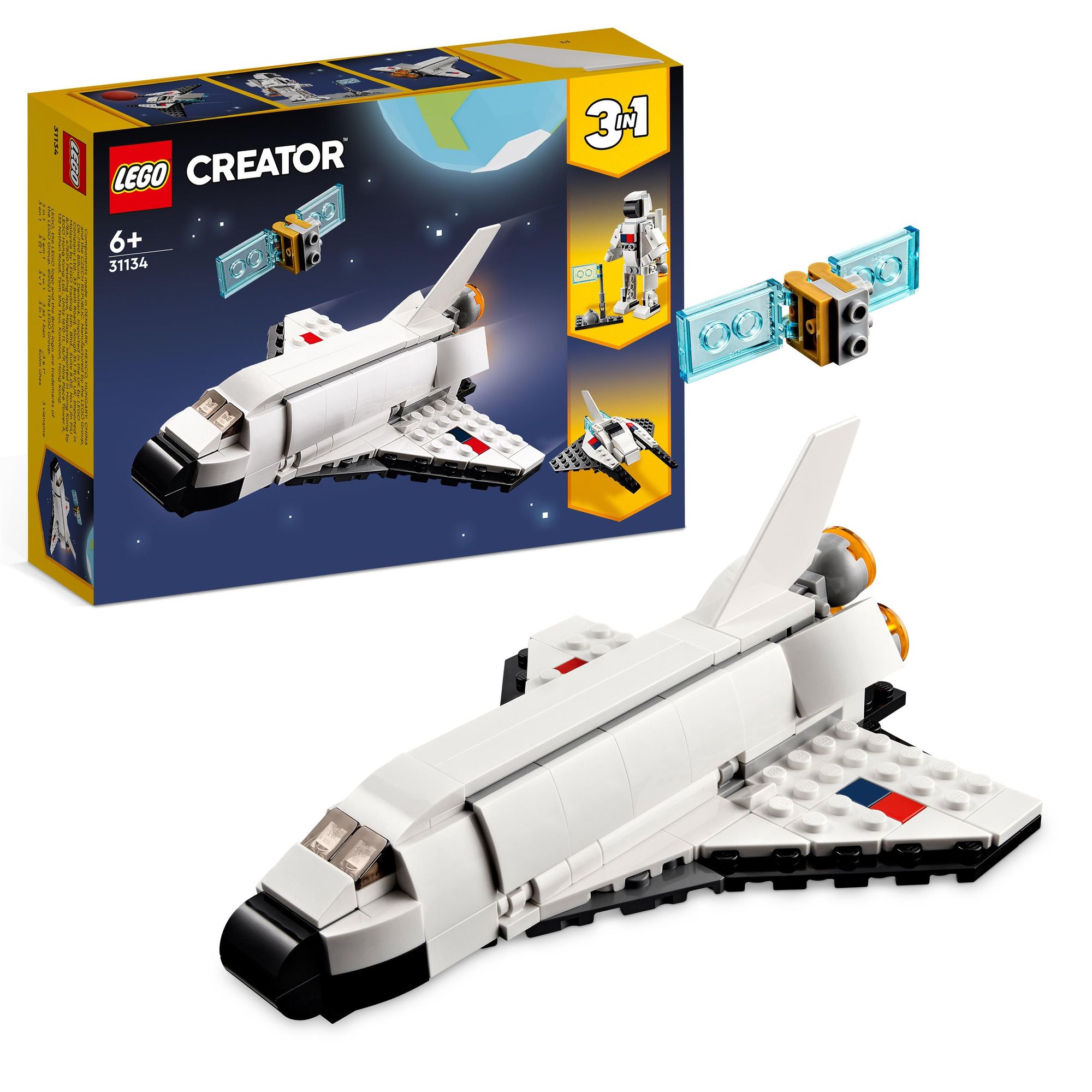 LEGO Creator 3in1 31134 Spaceshuttle und Raumschiff Spielzeug Set kaufen Spielwaren Thalia