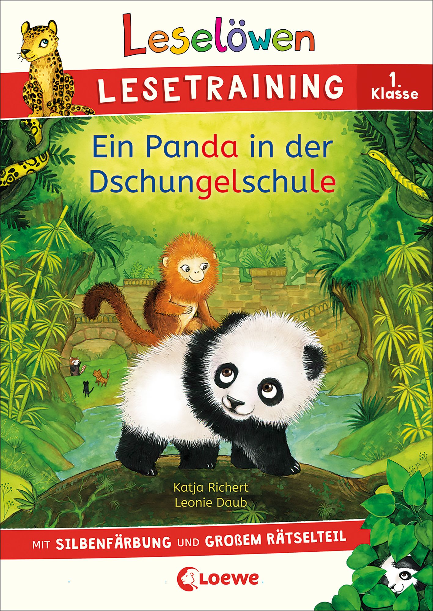 Leselöwen Lesetraining 1. Klasse Ein Panda der Dschungelschule von Katja Richert - | Thalia