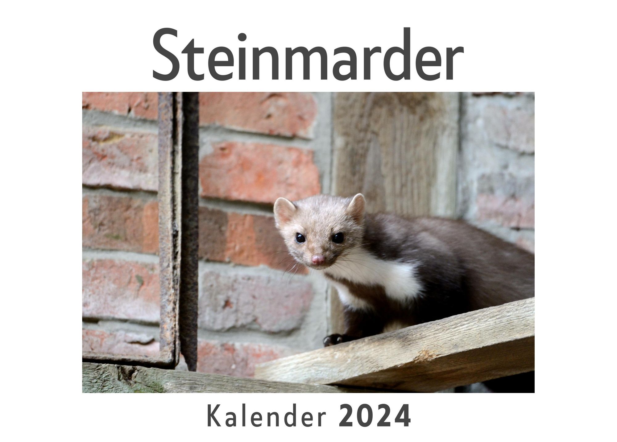 Wandkalender 2024 - Kalender 2024 im A4 Querformat