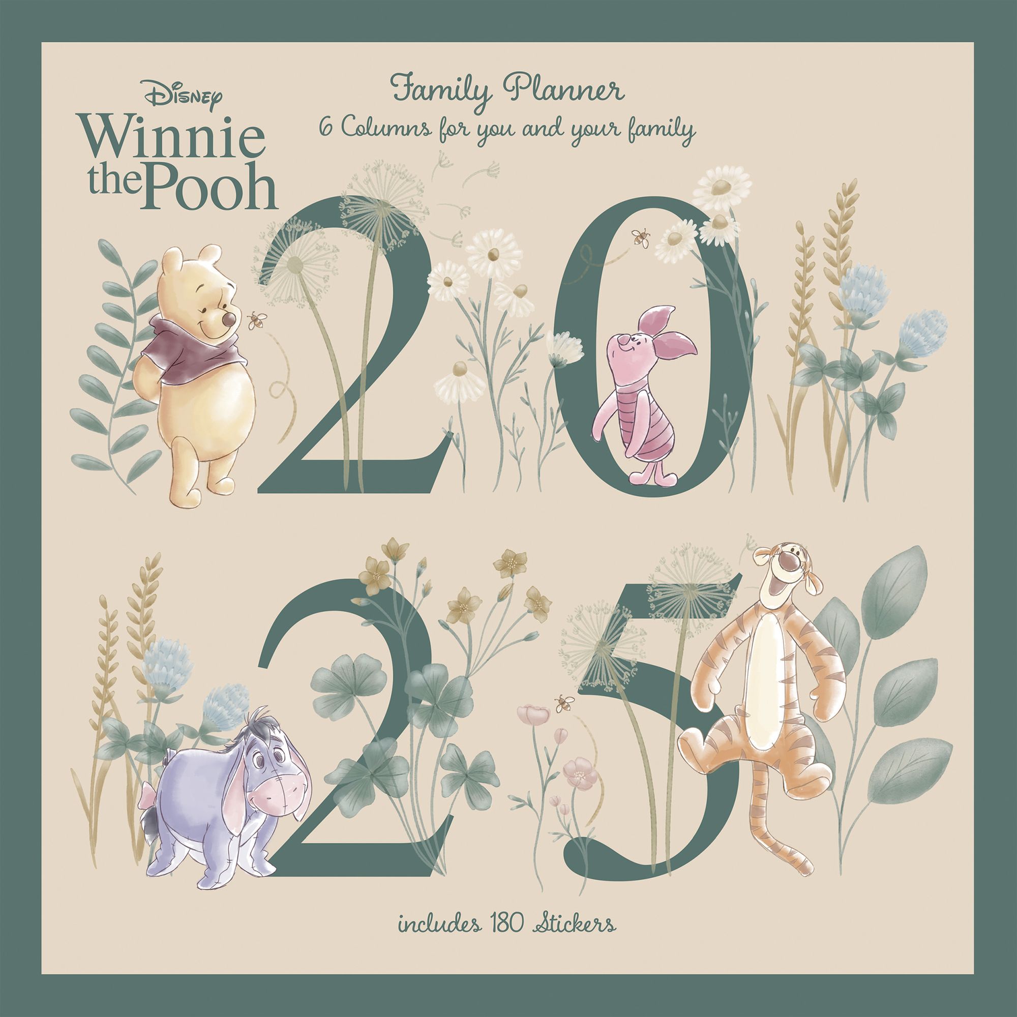 'Winnie the Pooh 2025 30X30 Familienplaner' 'Wandkalender'