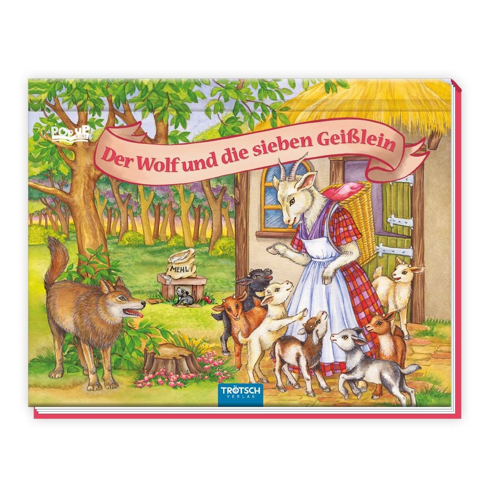 Der Wolf und die sieben Geißlein ポップアップ troetsch-maerchenbuch-pop-up-