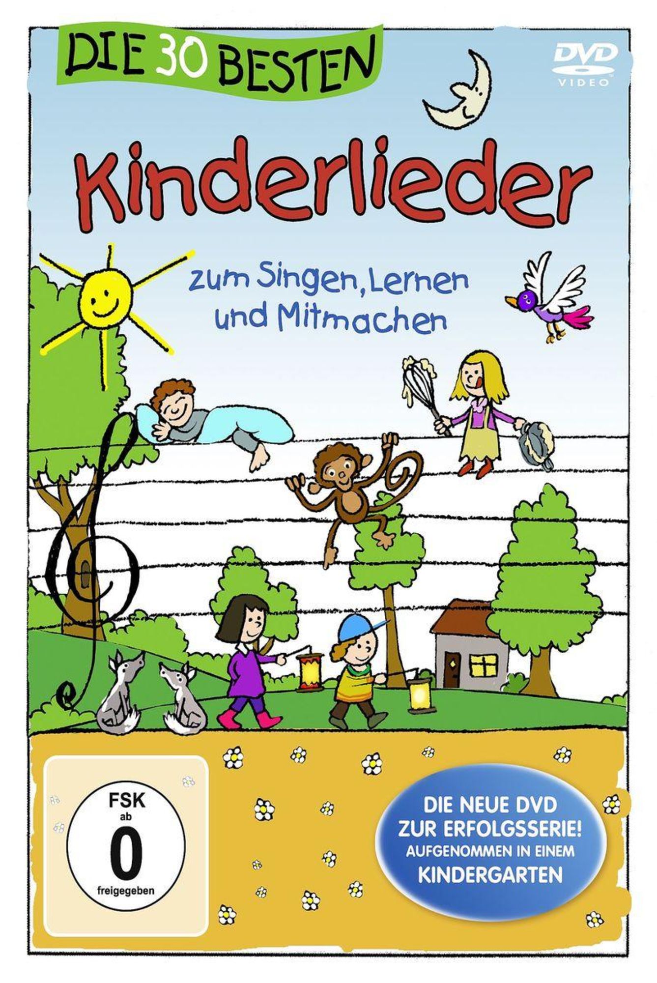 Die 30 Besten Kinderlieder Die Dvd Von Karsten Glück Simone Sommerland And Die Kita Frösche 0930