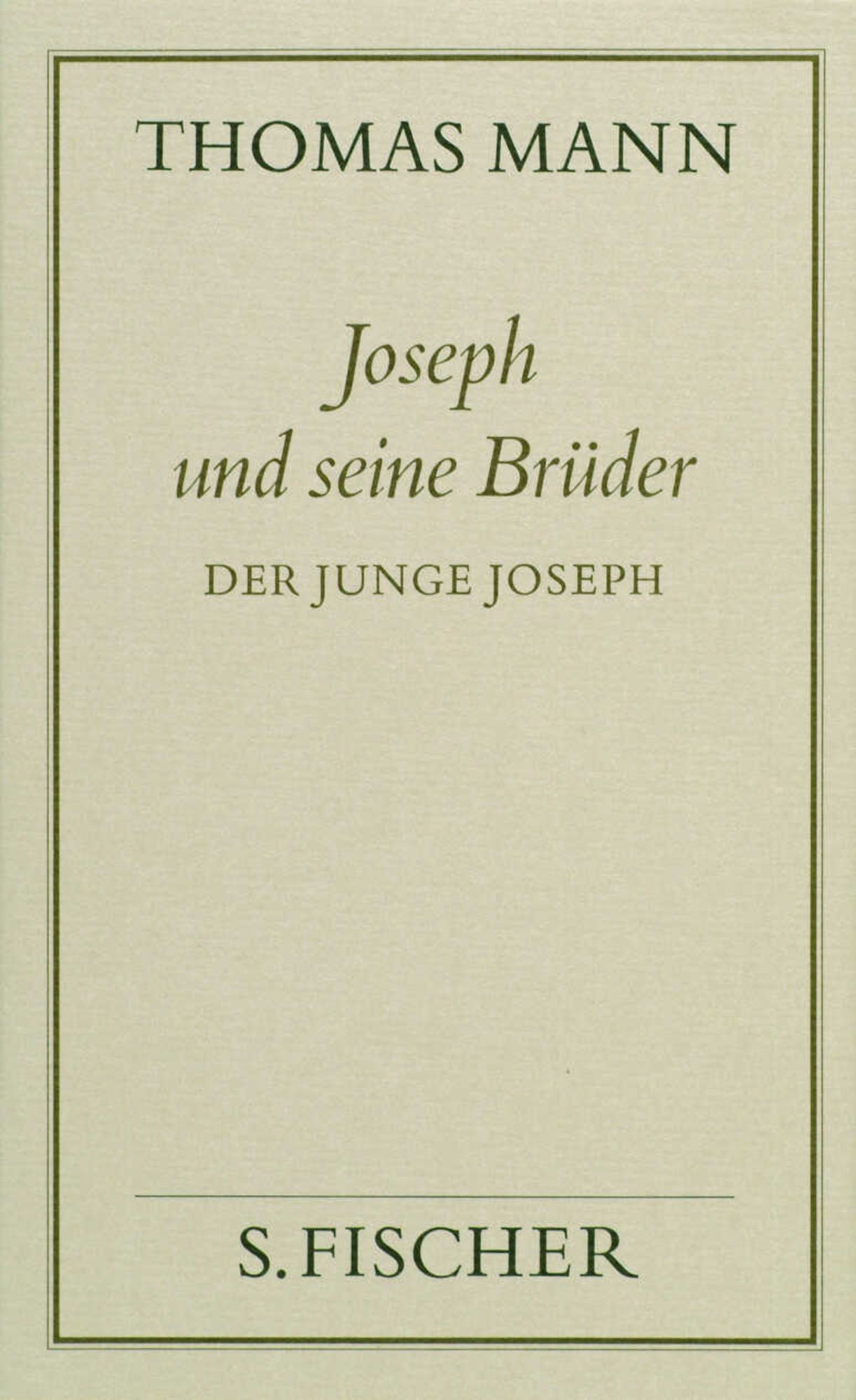 Joseph und seine Brüder II. Der junge Joseph ( Frankfurter