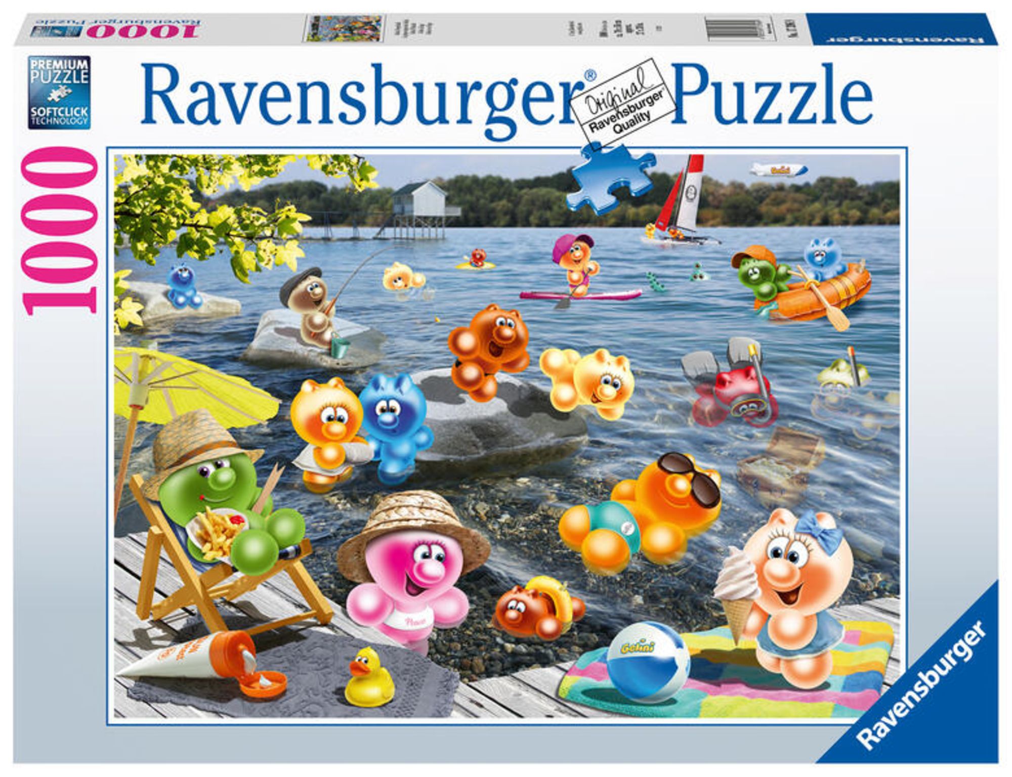Puzzle Zurser See dans le Vorarlberg Ravensburger-17174 1000 pièces Puzzles  - Montagnes - /Planet'Puzzles