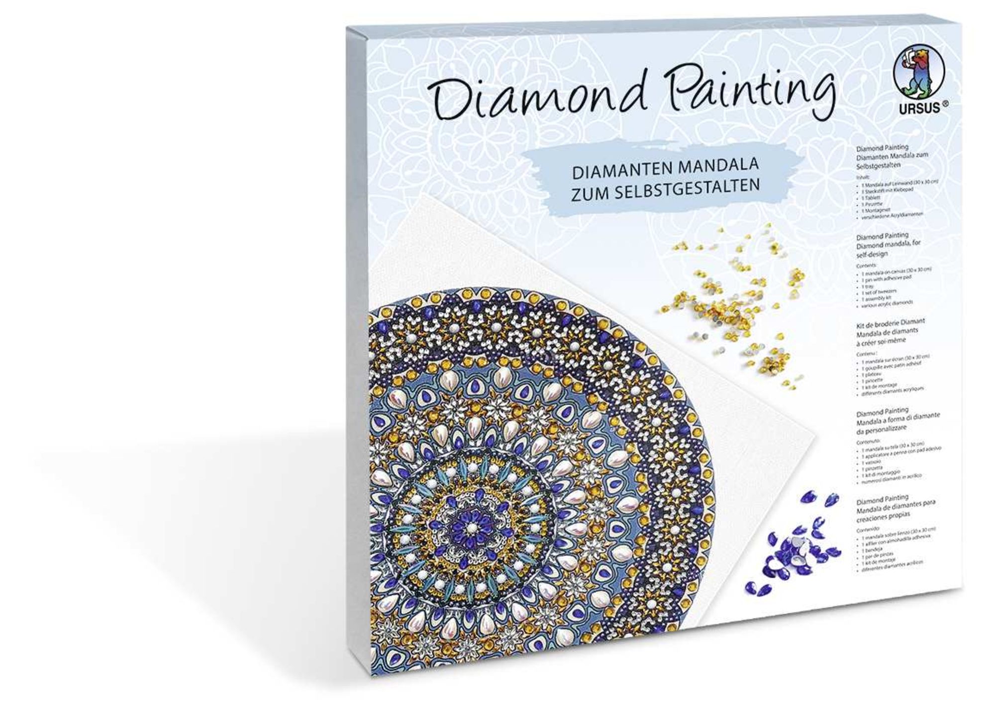 UGV-321 Bricolage Kit de Diamond Painting Adulte Complet Mandala