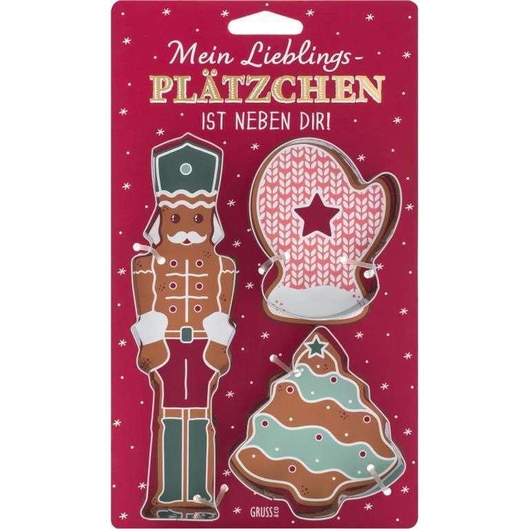 &amp;#39;GRUSS &amp; CO Keksausstecher-Set bestehend aus Nussknacker, Handschuh und ...
