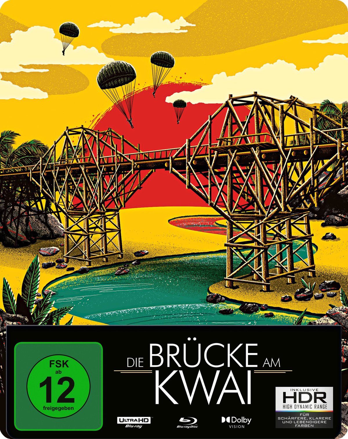 Die Brücke am Kwai (Remastered) (Steelbook) (4K-Ultra HD) (+ Blu