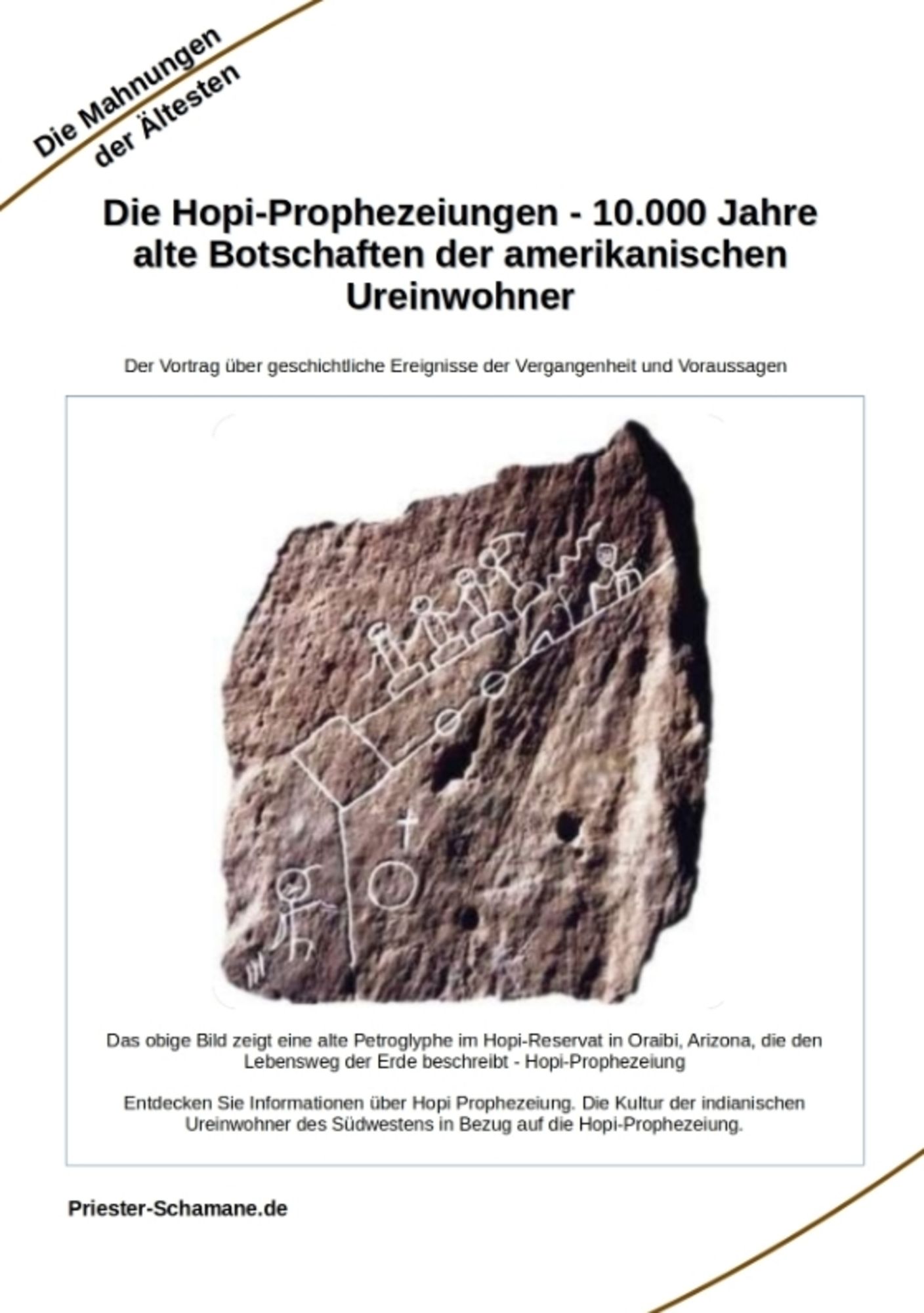 Die Hopi-Prophezeiungen - 10.000 Jahre alte Botschaften der amerikanischen  Ureinwohner von Priester-Schamane - Buch - 978-3-384-13805-7