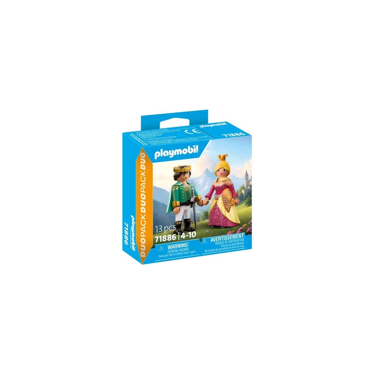 PLAYMOBIL Duo Pack Príncipe Y Princesa 71886 | Caballeros De Novelmore Con Dinamita