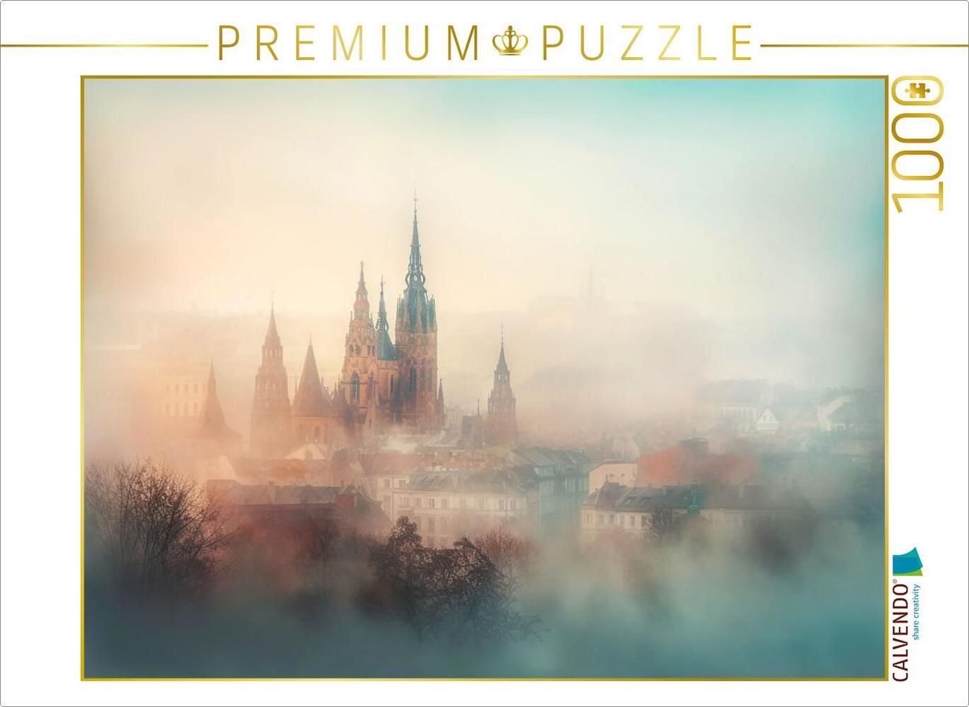 CALVENDO Puzzle ,Stadt Der Lichter‘ – 1000 Teile Premium-Foto-Puzzle (64x48 Cm)