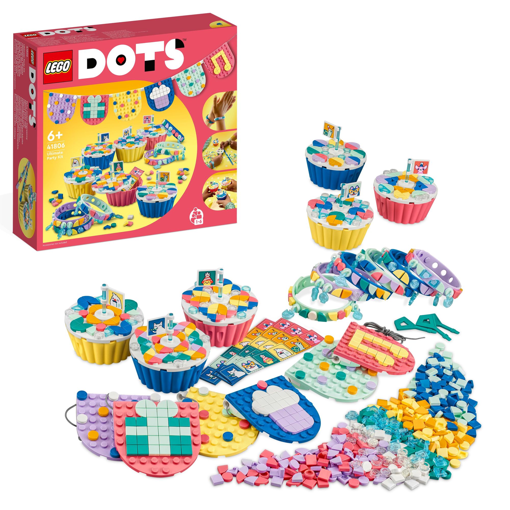 LEGO DOTS 41806 Ultimatives Basteln und Partyset, zum kaufen Deko Kinder\' für - Spielwaren
