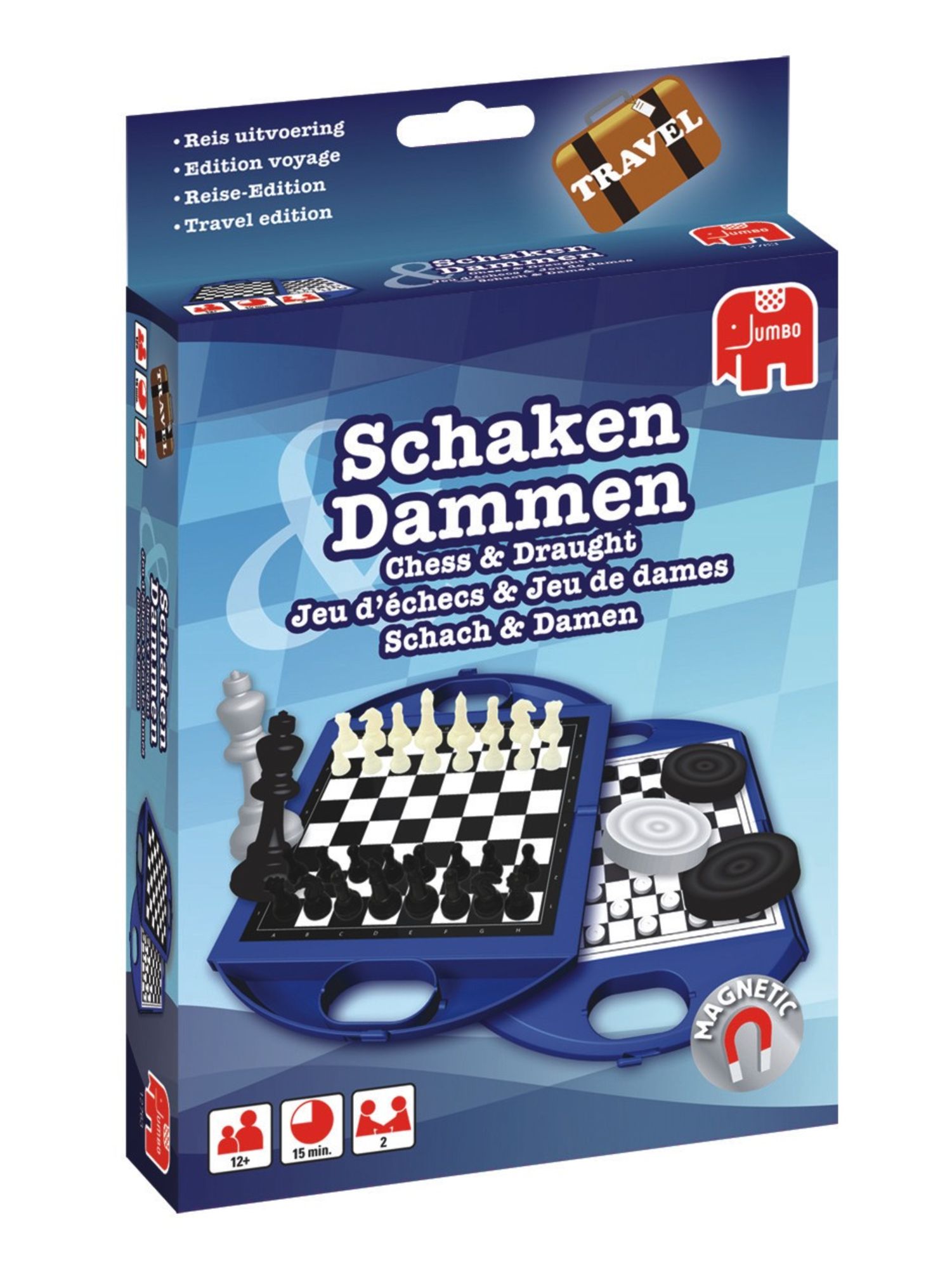 12763 - Jumbo Spiele - Schach/Dame kaufen