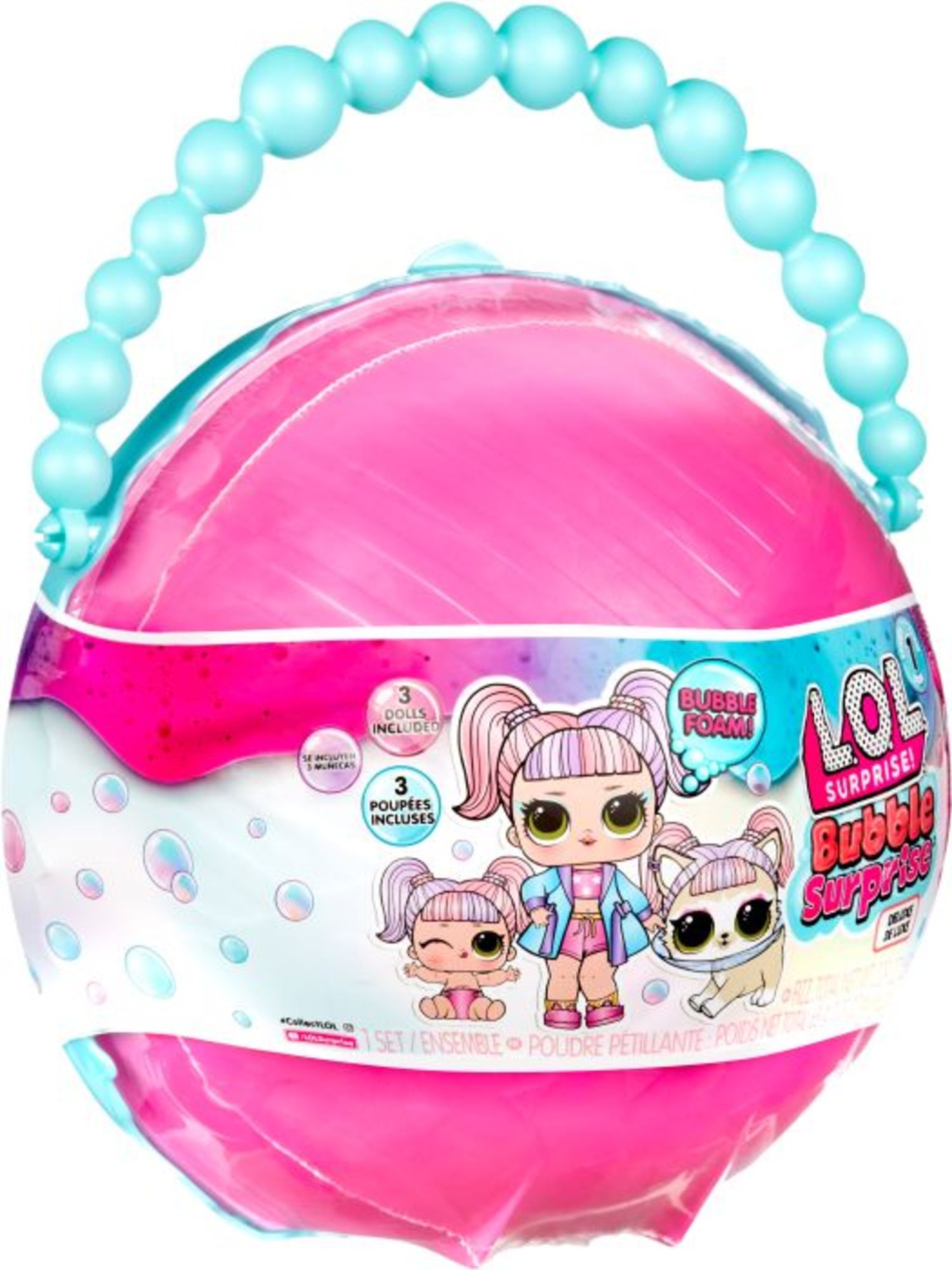 L O L SURPRISE -MAISON SQUISH SAND MAGIC ET POUPEE 7.5 CM