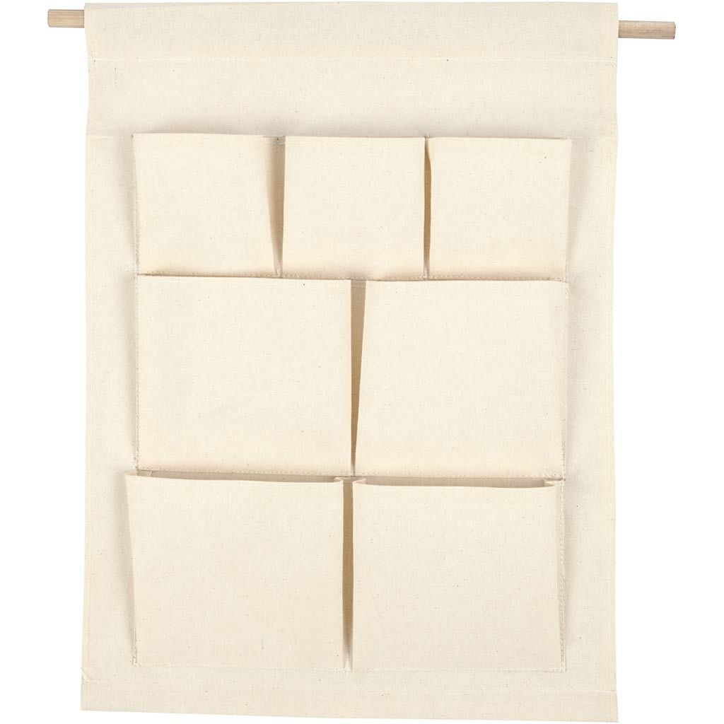 Creativ Company Organizer-Taschen zum Aufhängen, H 46 cm, B 34 cm, Hellnatur, 1 Stk kaufen