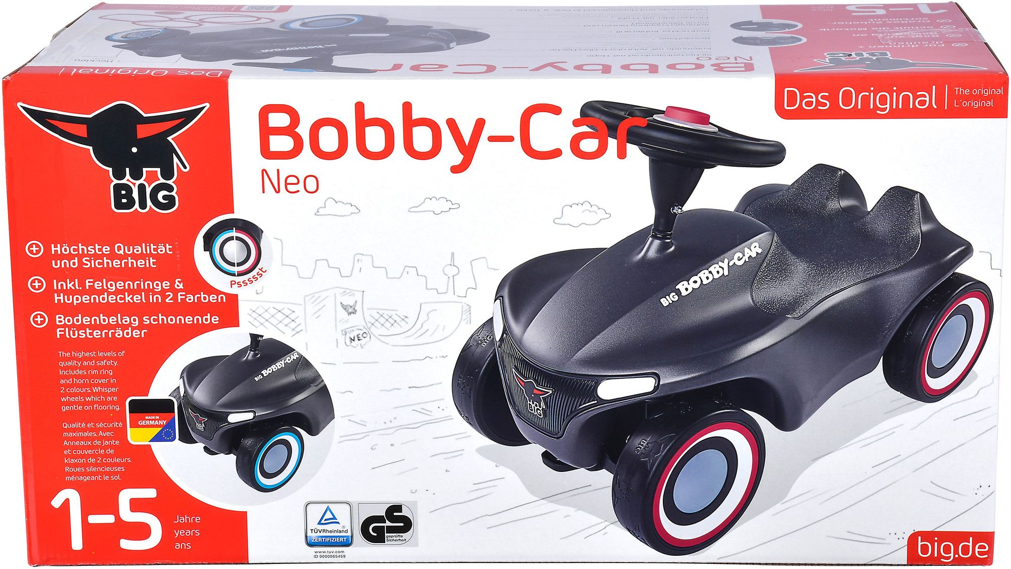 BIG - Bobby-Car-Neo Anthrazit' kaufen - Spielwaren