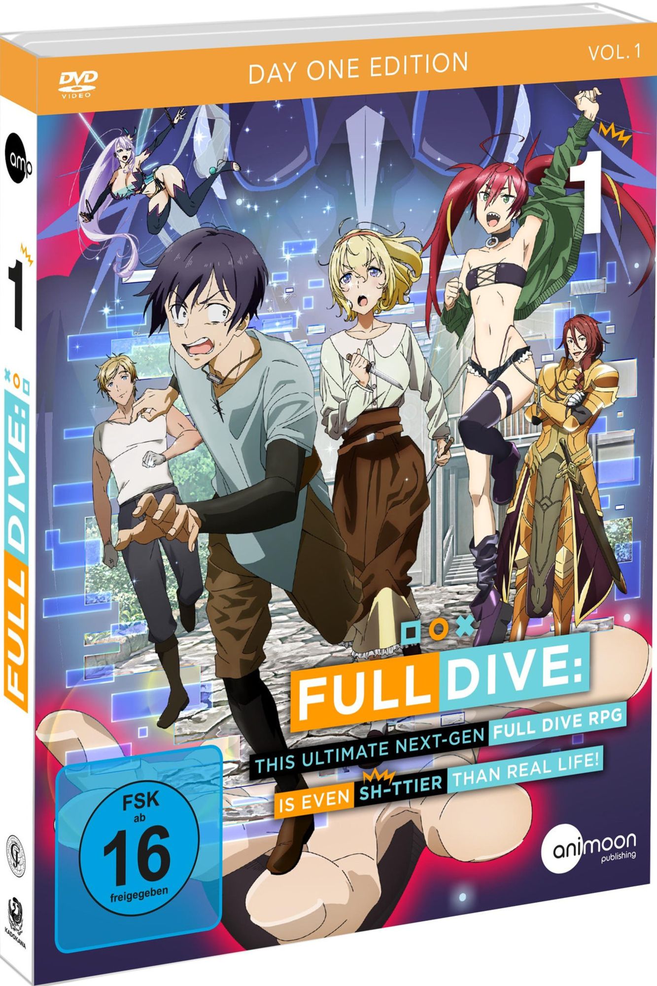 DVD Anime Full Dive: The Ultimate Next-Gen RPG Is Even Shittier