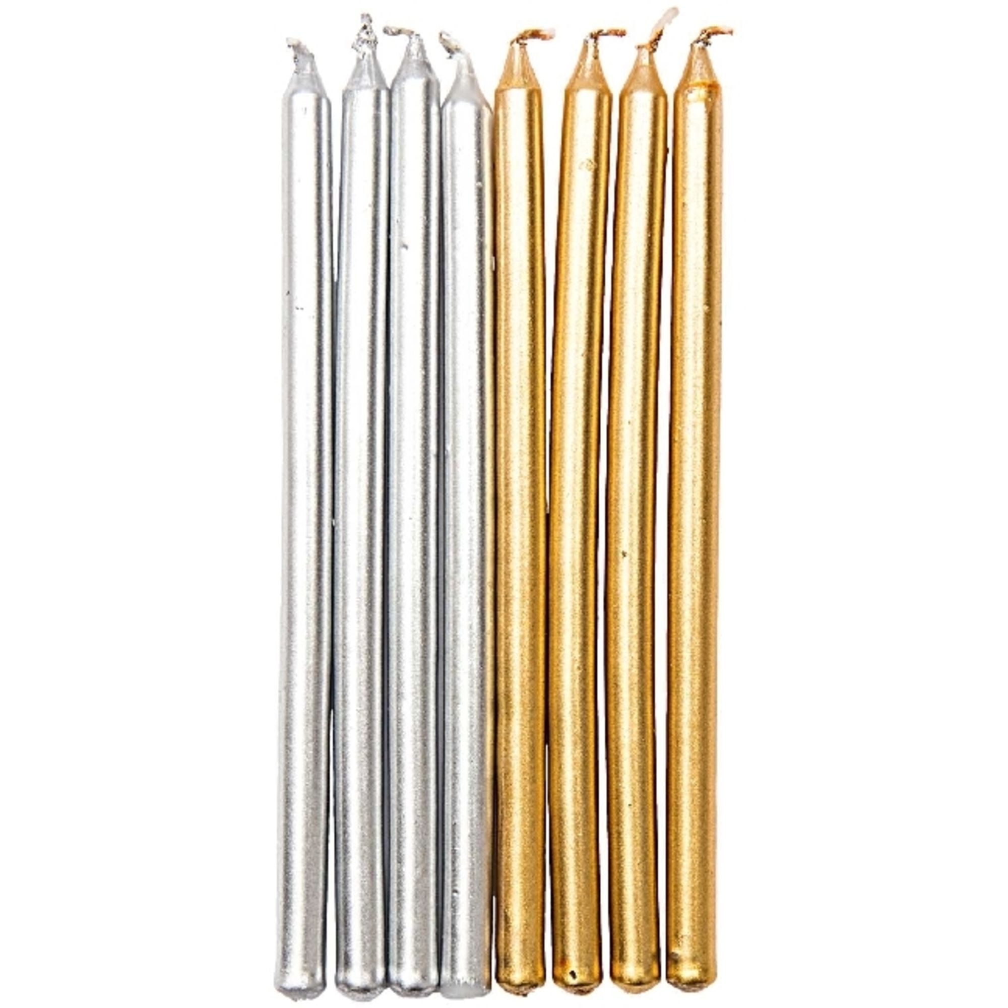 Kerzen Gold und Silber kaufen