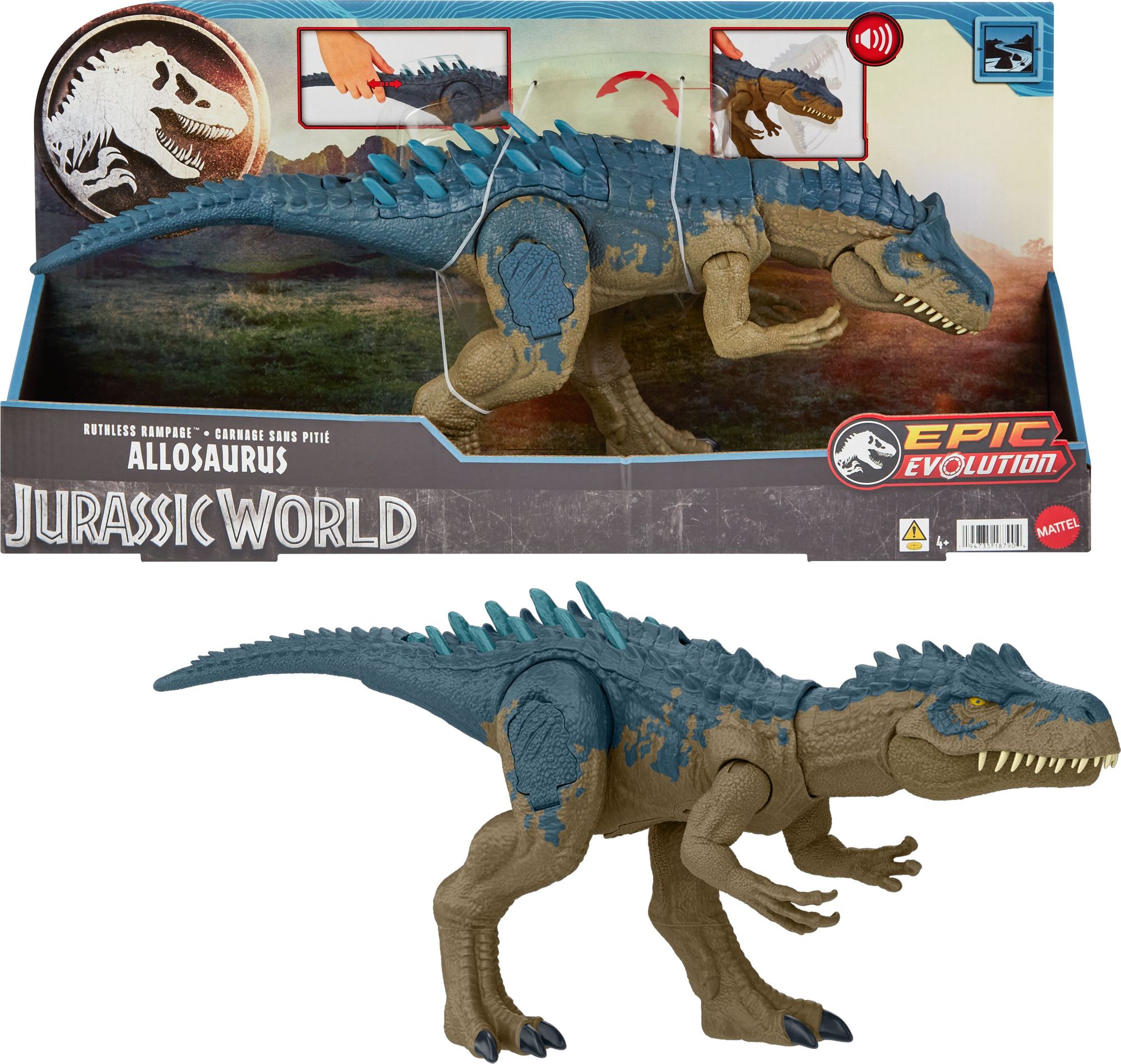 Mattel - Jurassic World Ruthless Rampage Allosaurus kaufen - Spielwaren ...