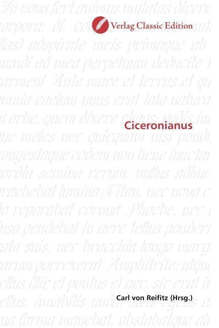 'Ciceronianus' von '' - Buch - '978-3-8397-0297-0'