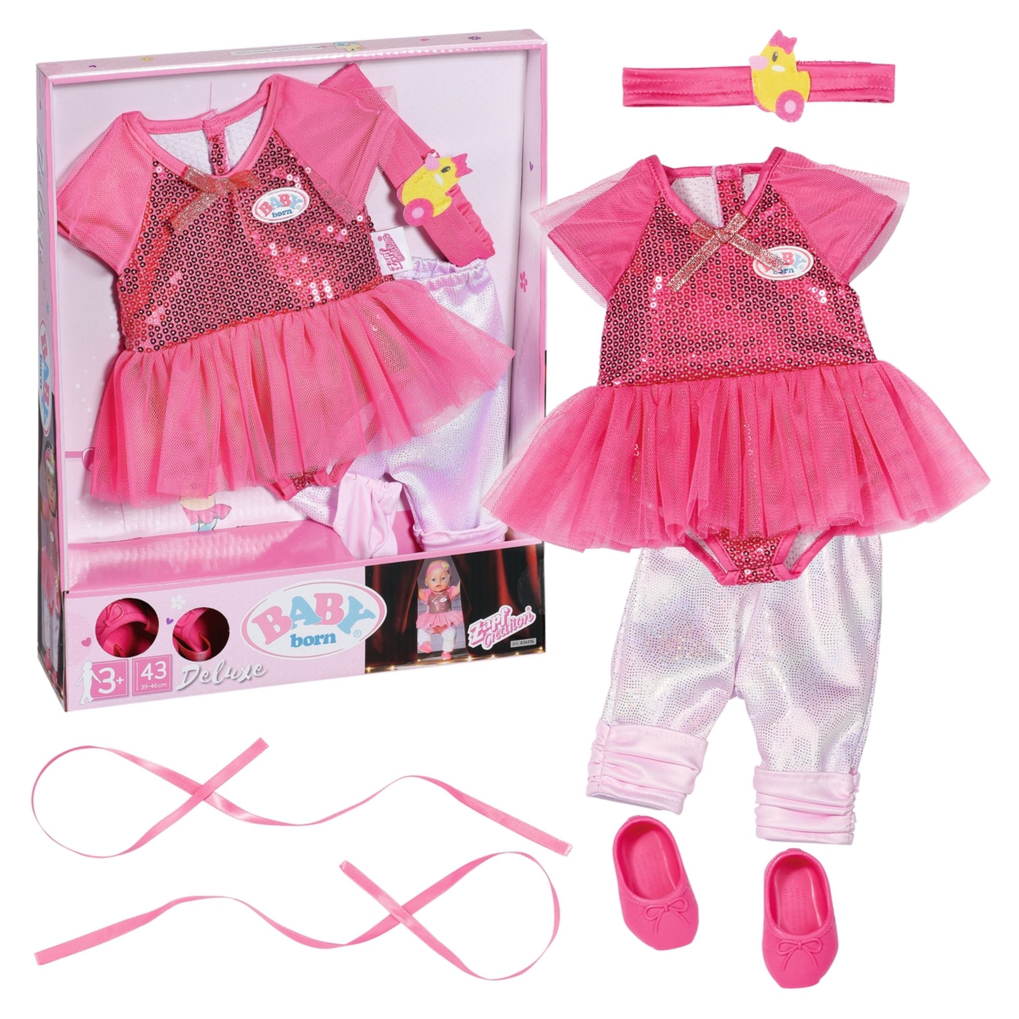 Zapf 834176 BABY born Deluxe Ballerina 43cm kaufen Spielwaren Thalia