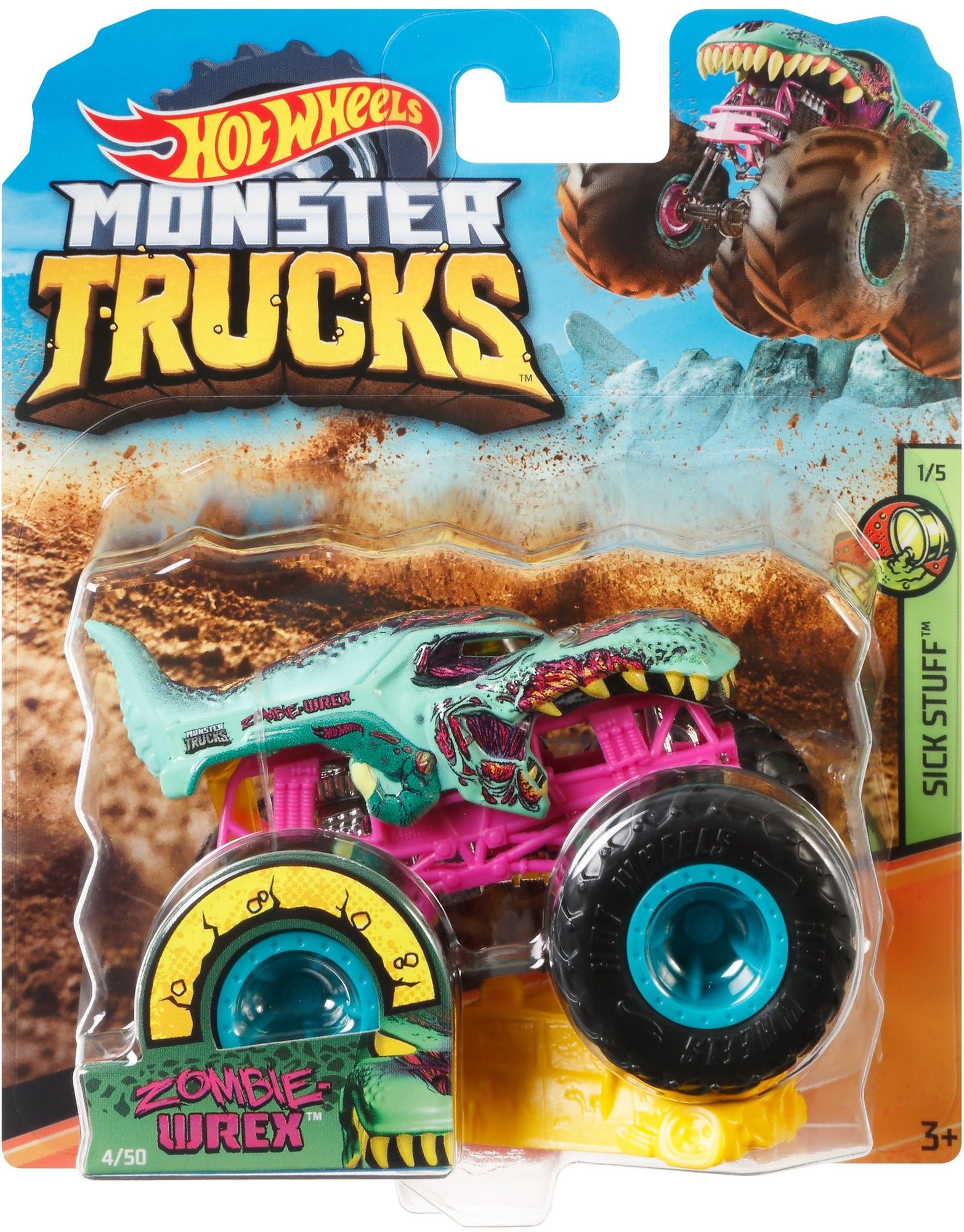 - Hot Trucks - Die-Cast Sortiment\' Monster Wheels 1:64 kaufen Spielwaren