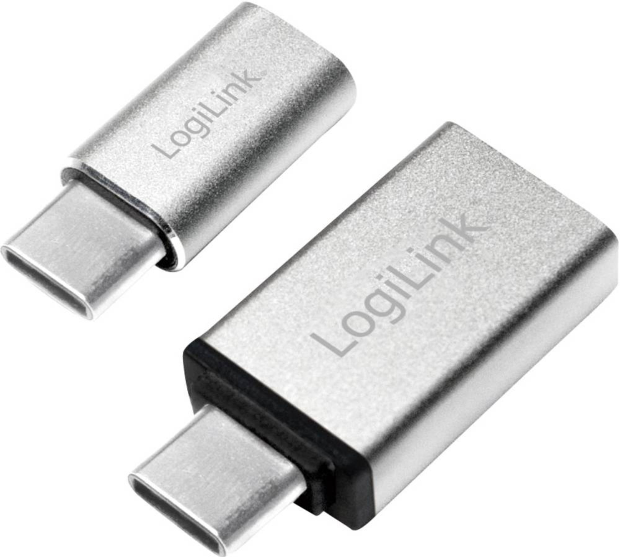 LogiLink USB 3.2 Gen 1 (USB 3.0) Adapter [1x USB-C® Stecker - 1x USB 2.0  Buchse Micro-B, USB 3.2 Gen 1 Buchse A (USB 3.0)] AU0040 online bestellen