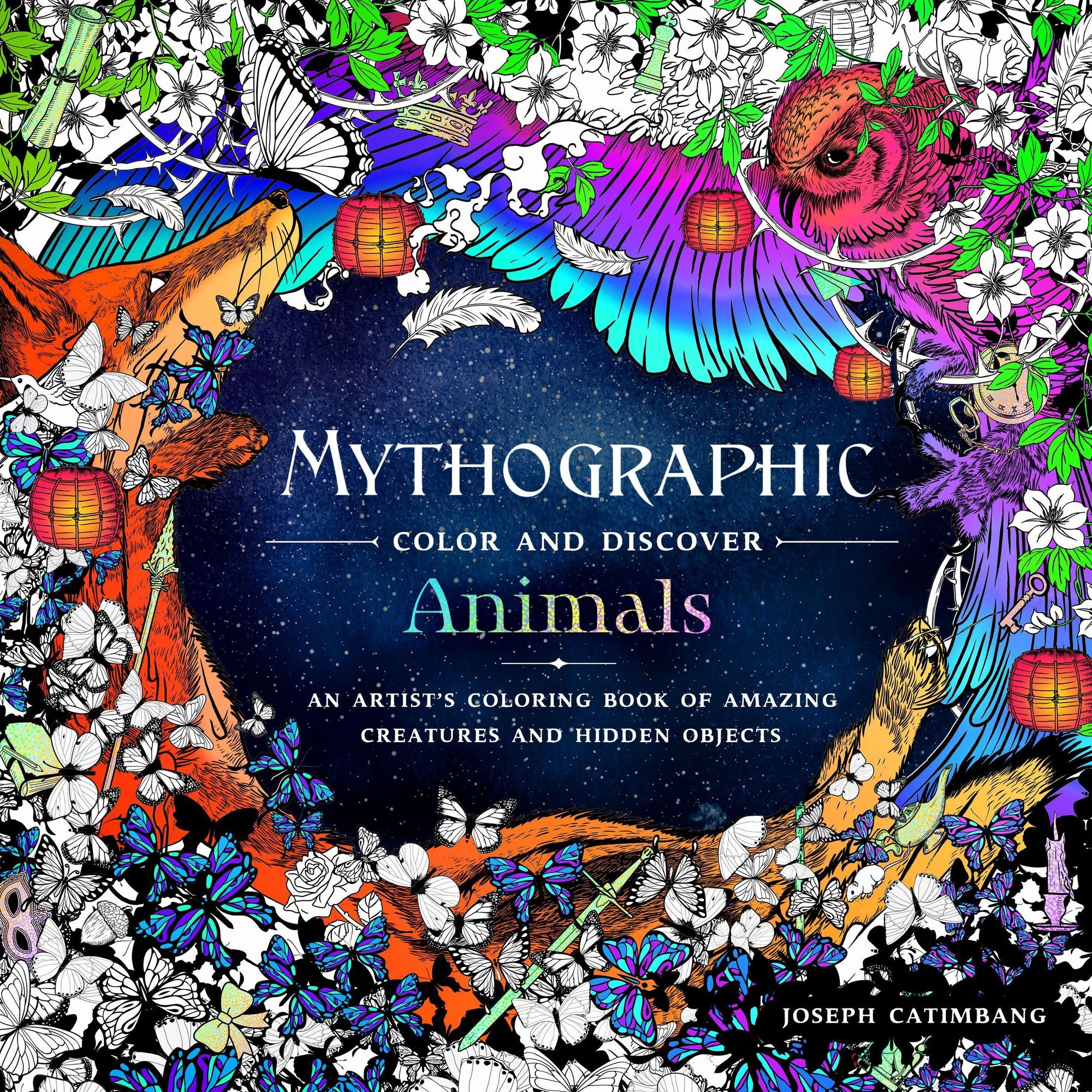 Mythographic Color and Discover: Deep Blue: An Artist's Coloring