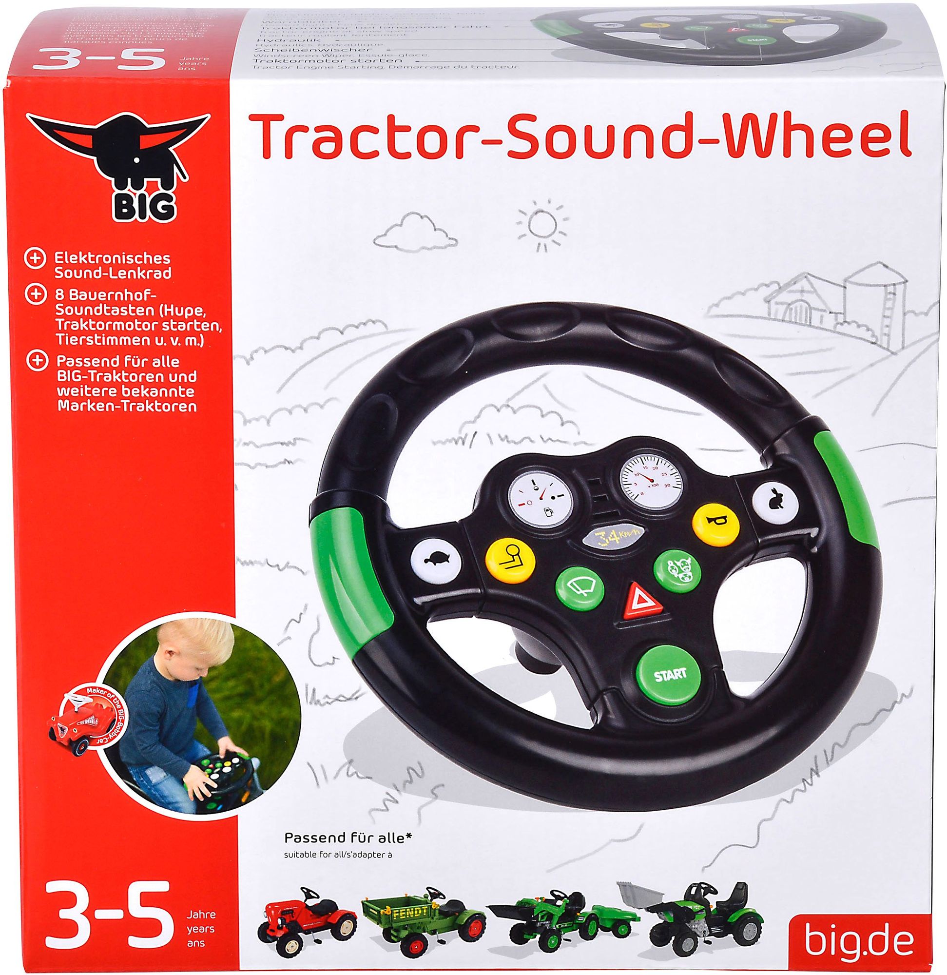 Big Traktor-Sound Lenkrad - kaufen bei