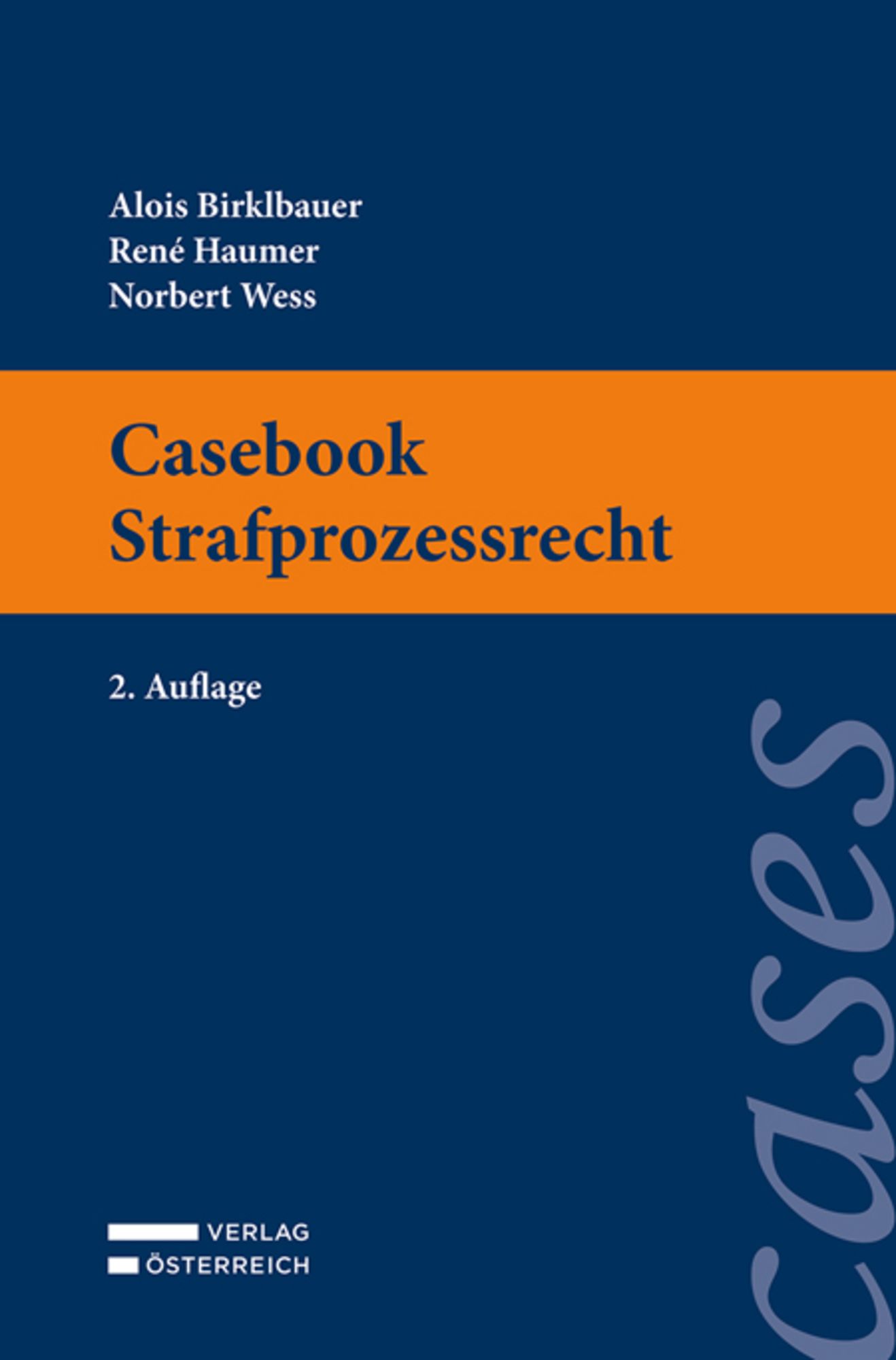 'Casebook Strafprozessrecht' Von 'Alois Birklbauer' - Buch - '978-3 ...