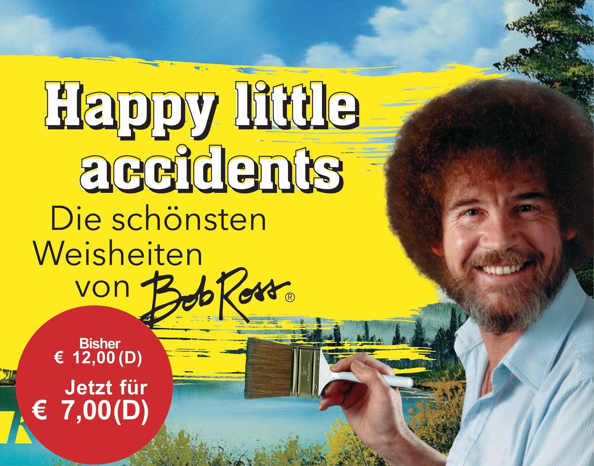 bob ross painting happy accident