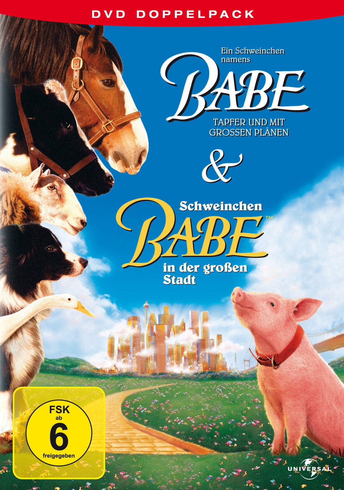 Schweinchen Babe - Teil 1+2 [2 DVDs] 